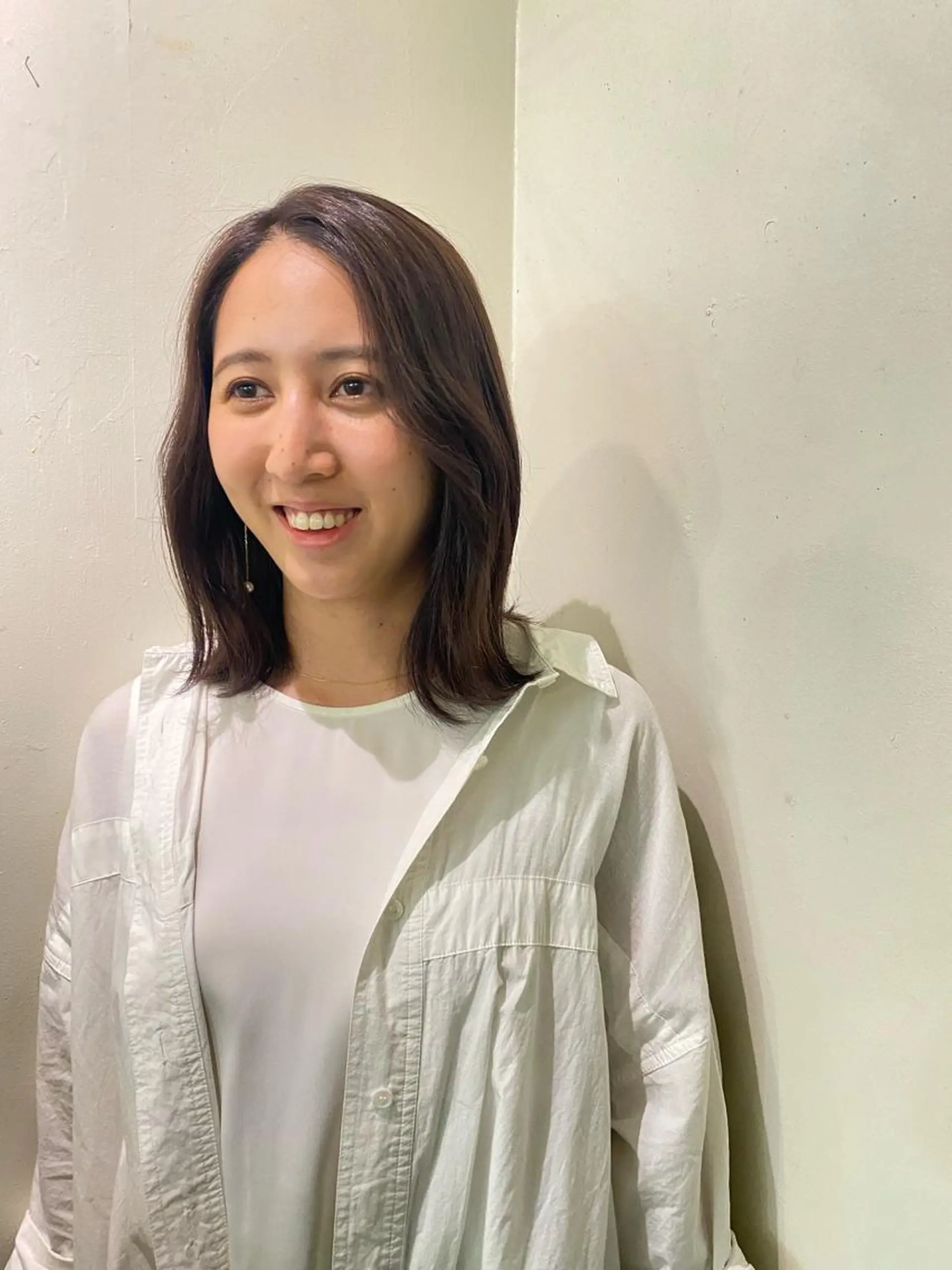 ミディアム カラー カット ヘアカラー les baladins du miroir所属・🍃YURI 🍃のヘアスタイル