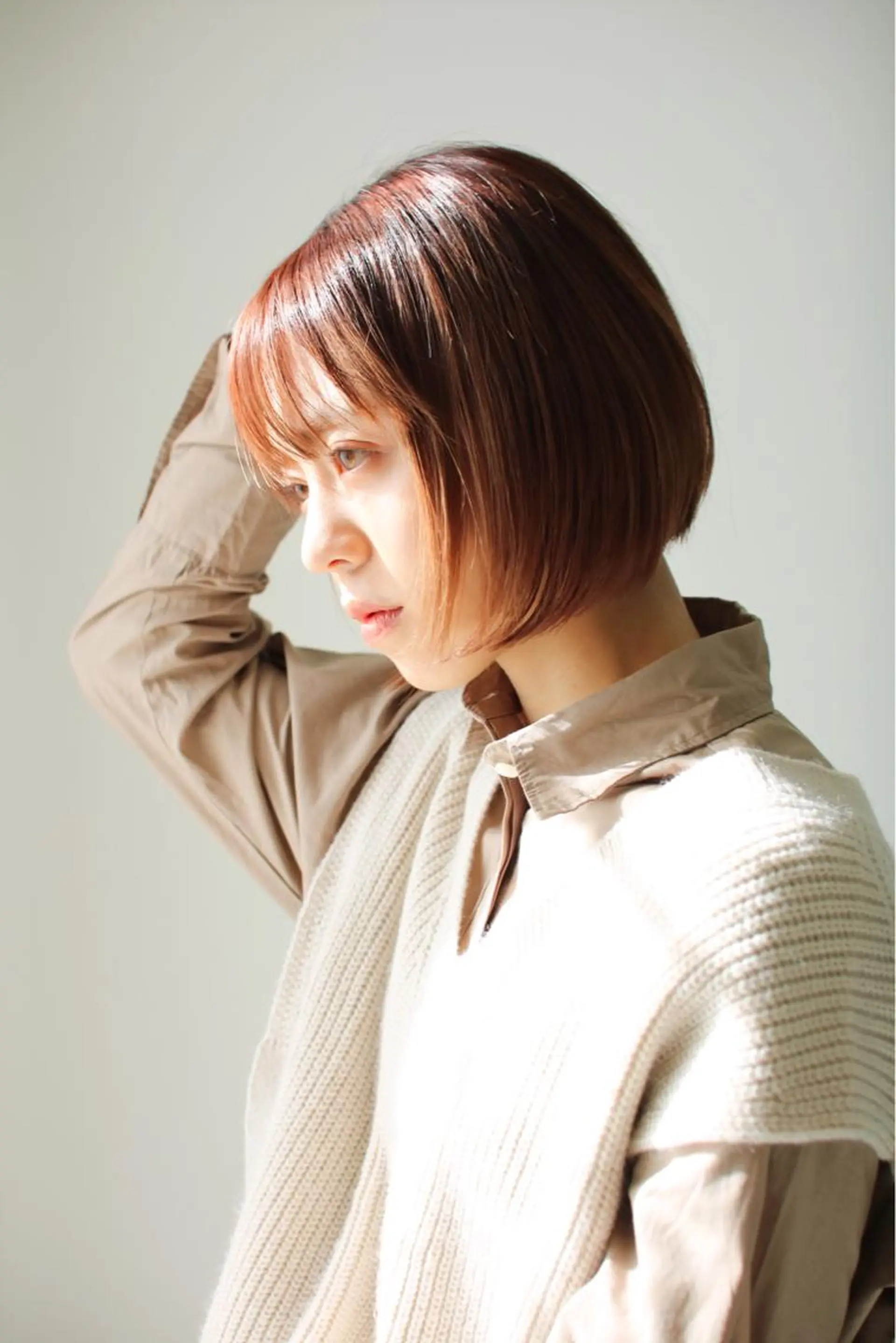 ショート La fith hair rond 立川店所属・kyosuke 透明感カラーのヘアスタイル