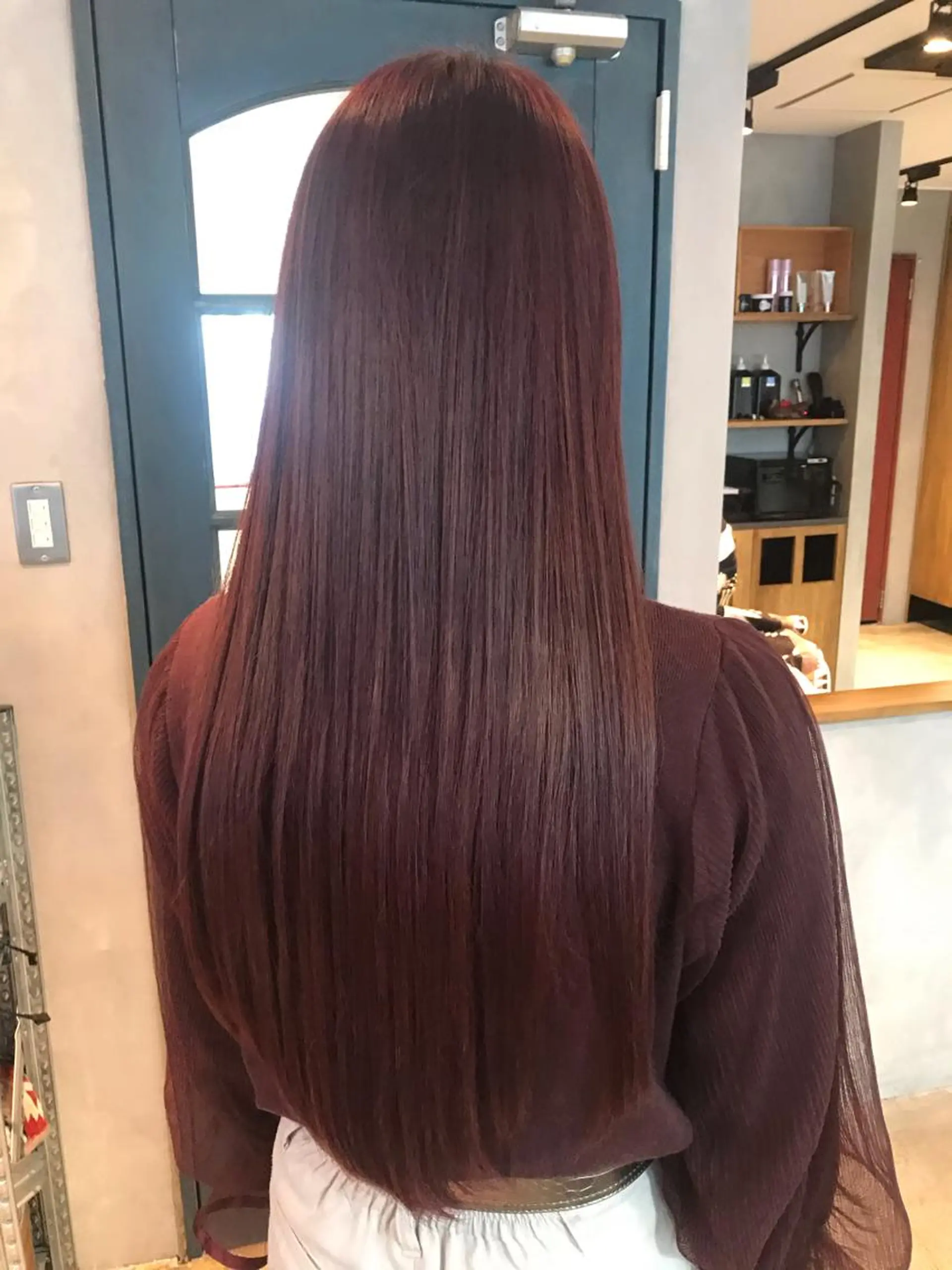 ロング カラー ピンクカラー ヘアカラー トリートメント 5Five所属・タカサキ ケイタのヘアスタイル