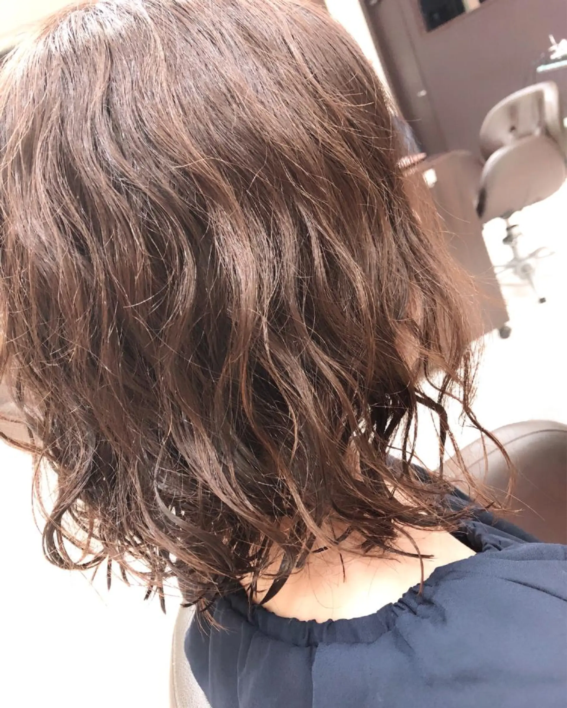 ミディアム パーマ ミディアムパーマ 【ショートスタイル】 志波李空のヘアスタイル