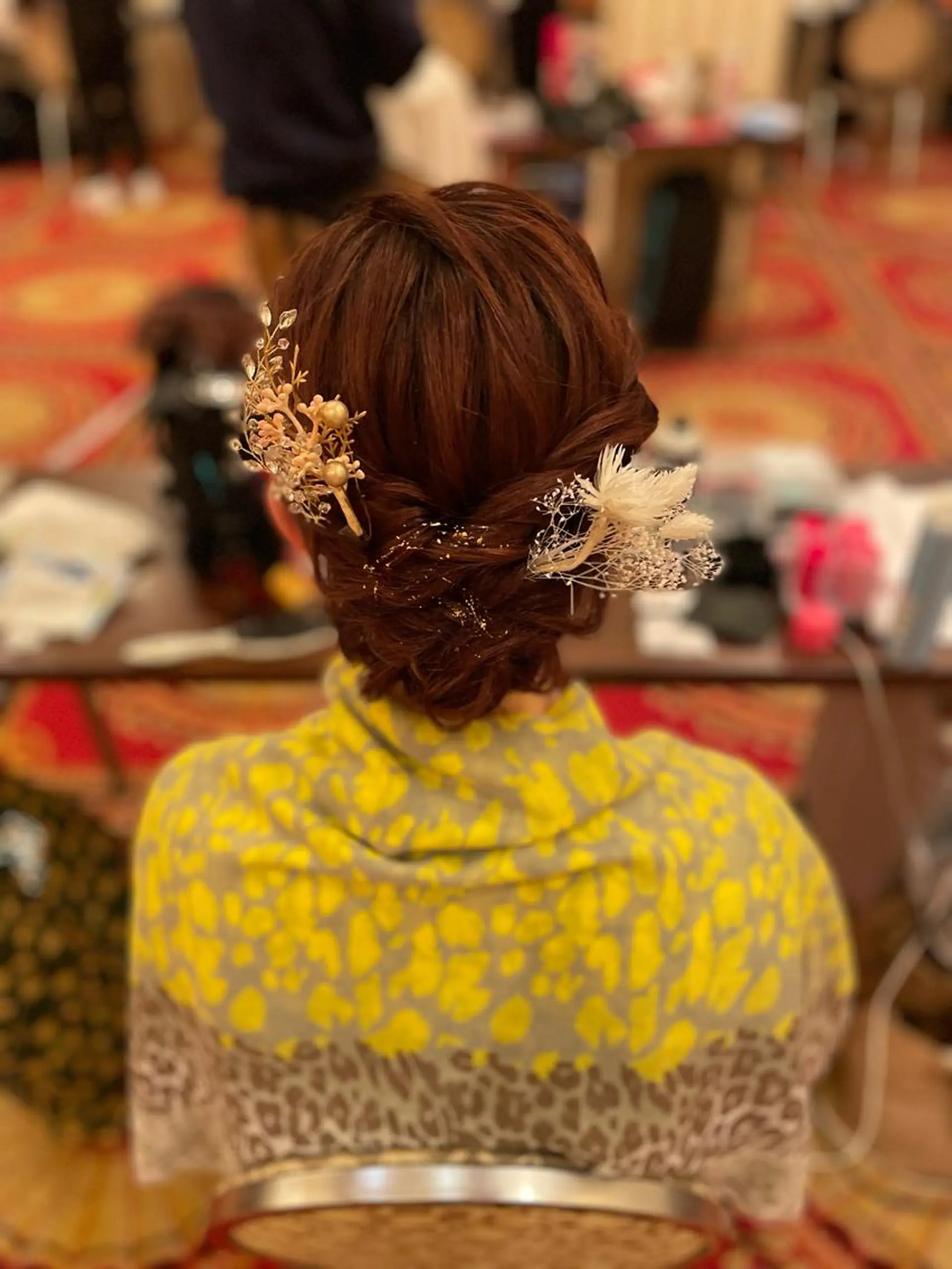 セミロング 卒業式のヘアスタイル 六本木/ヘアセット /hairmakeのヘアスタイル