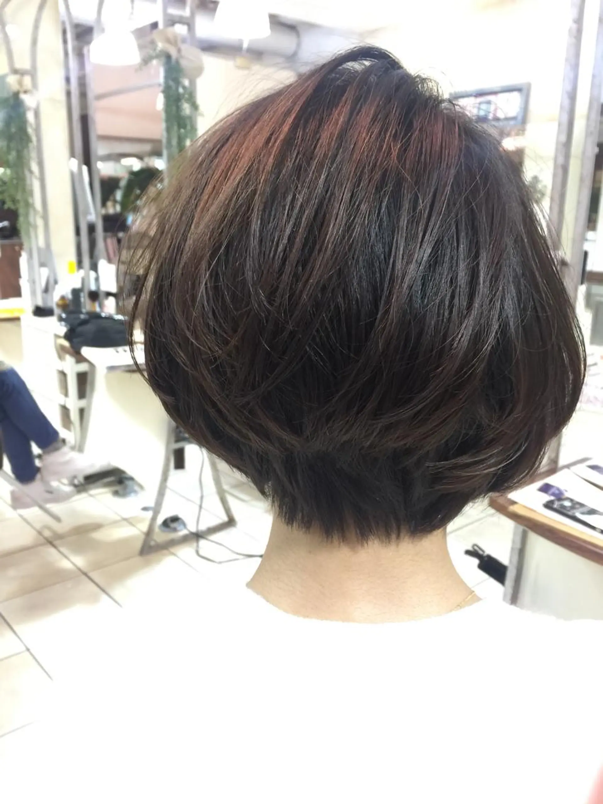 ショート カラー パーマ 久保 敏之のヘアスタイル