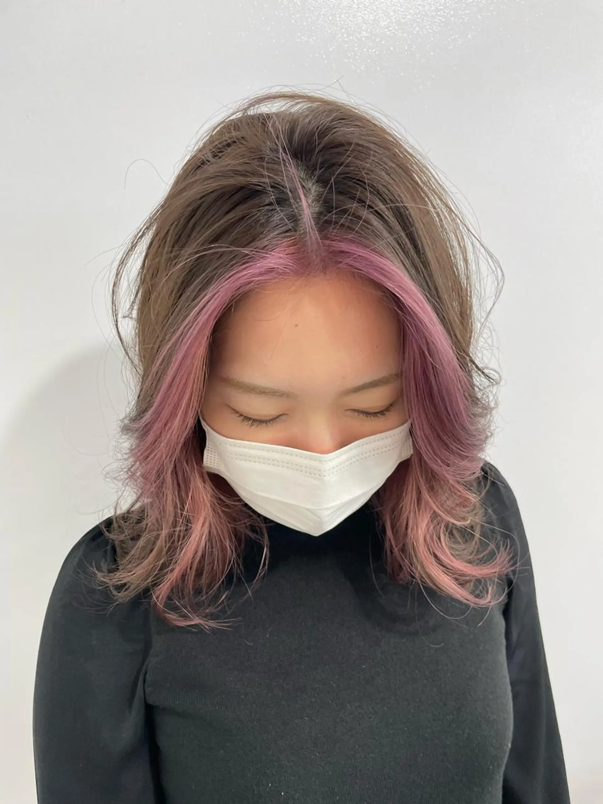 ミディアム カラー カット ヘアカラー トリートメント 🎨絶対に褒められる "店長"鈴木貴彦🎨のヘアスタイル