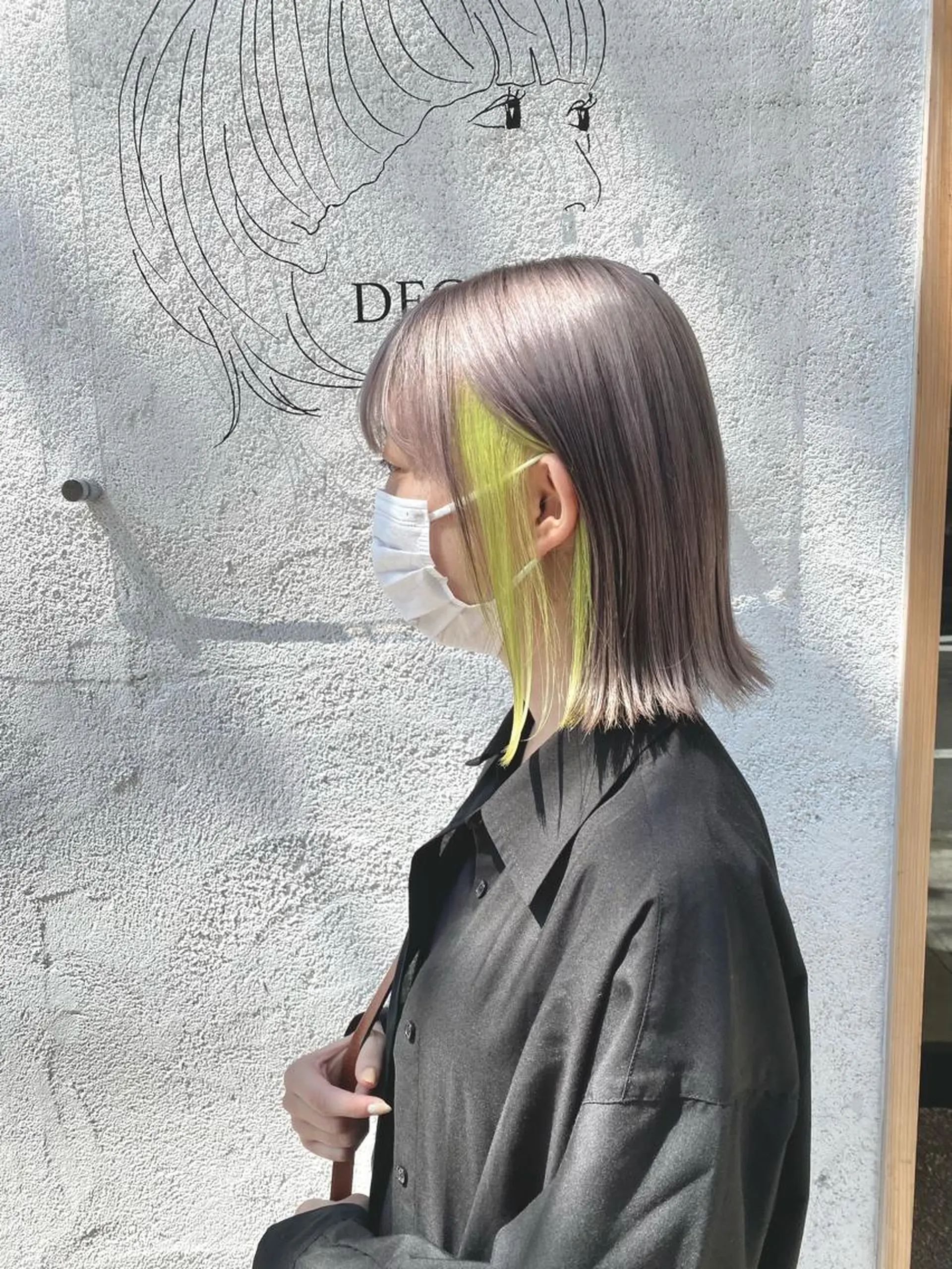 カラー ヘアカラー ブリーチカラー よねだまことのヘアスタイル