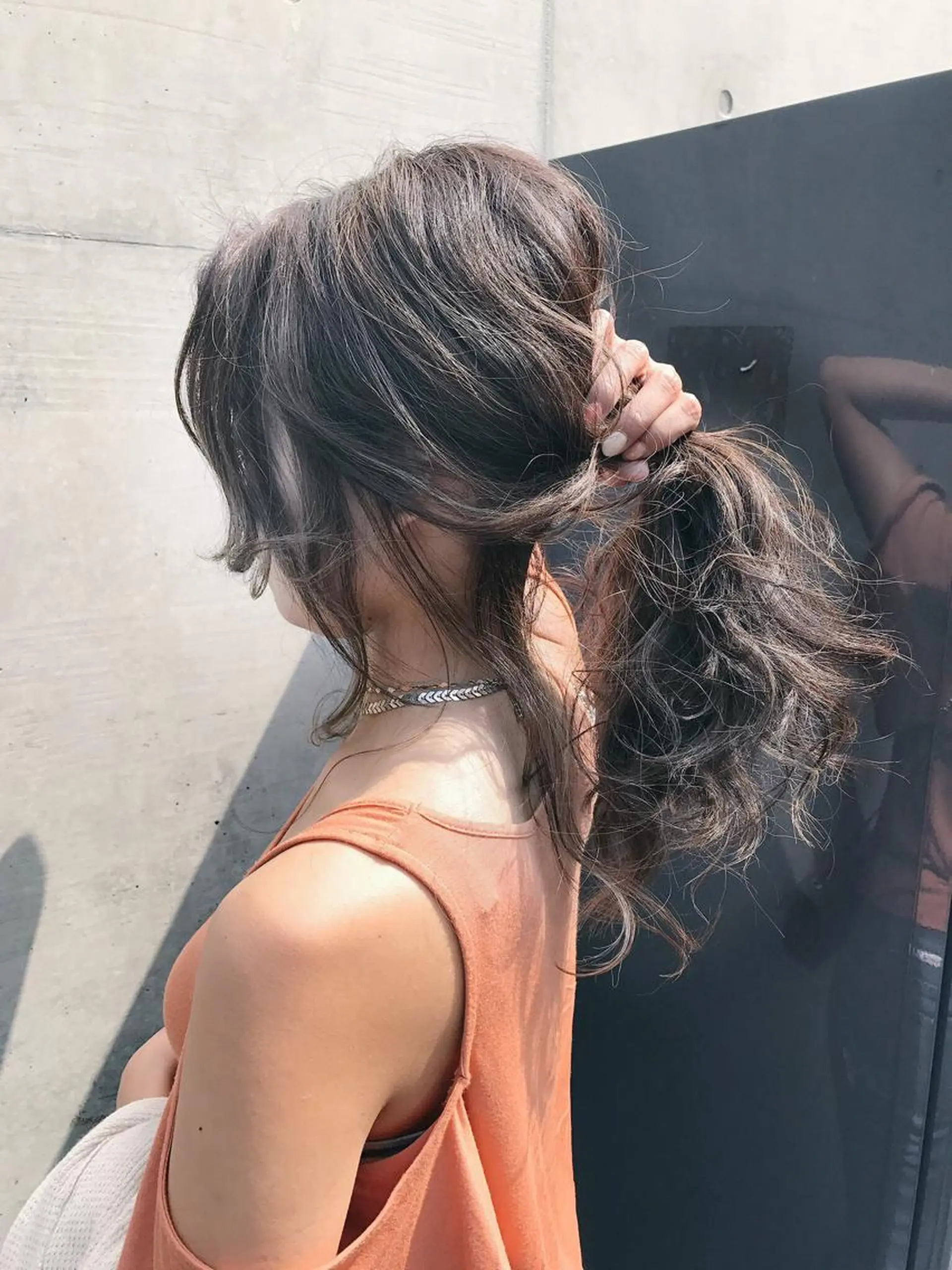 ロング カラー ハイライトカラー 外国人風カラー ハイライト レイヤーカット ていねい技術No.1 🌈諏訪 健太のヘアスタイル