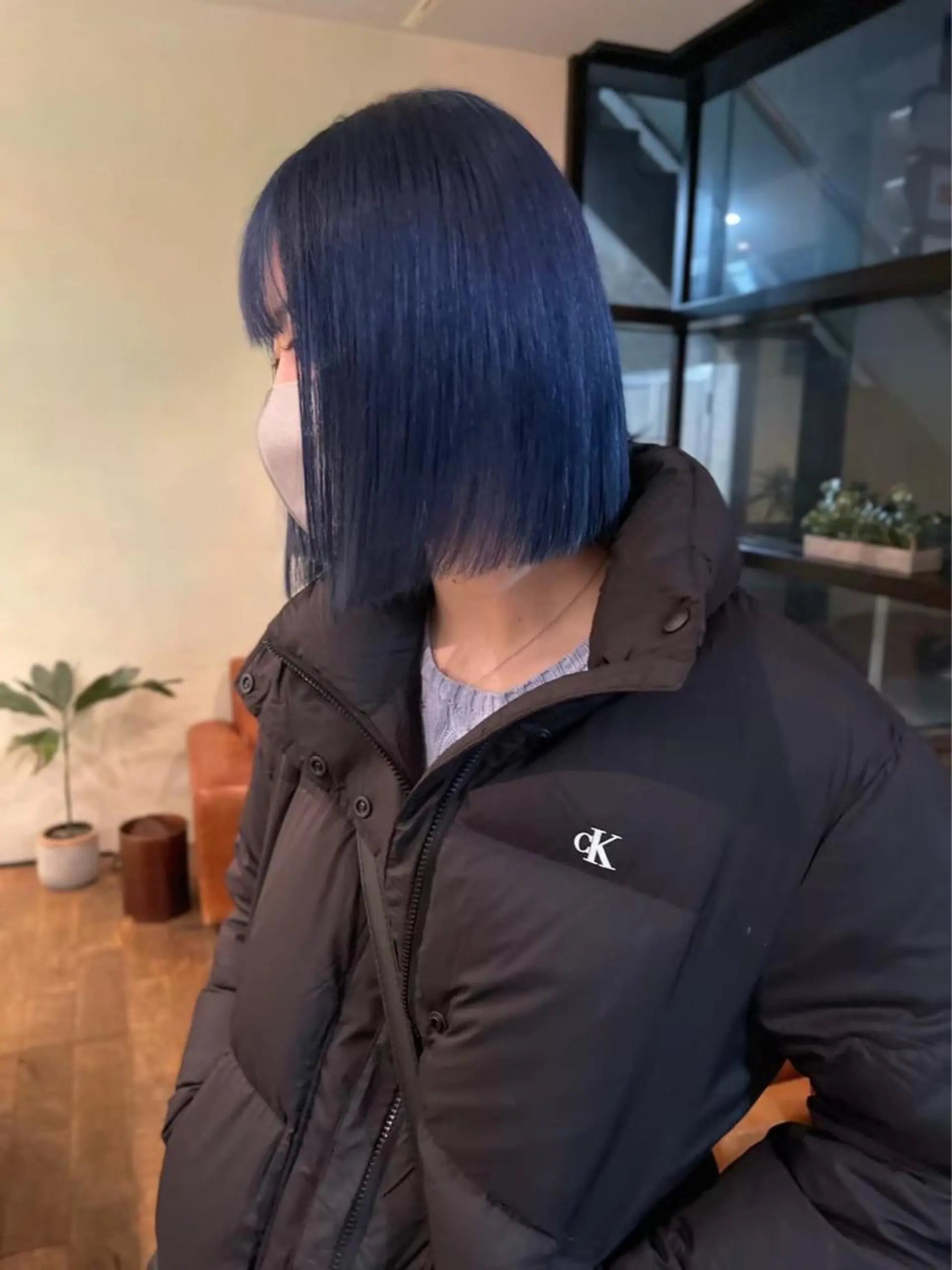 ミディアム カラー 愛瑠奈 erunaのヘアスタイル