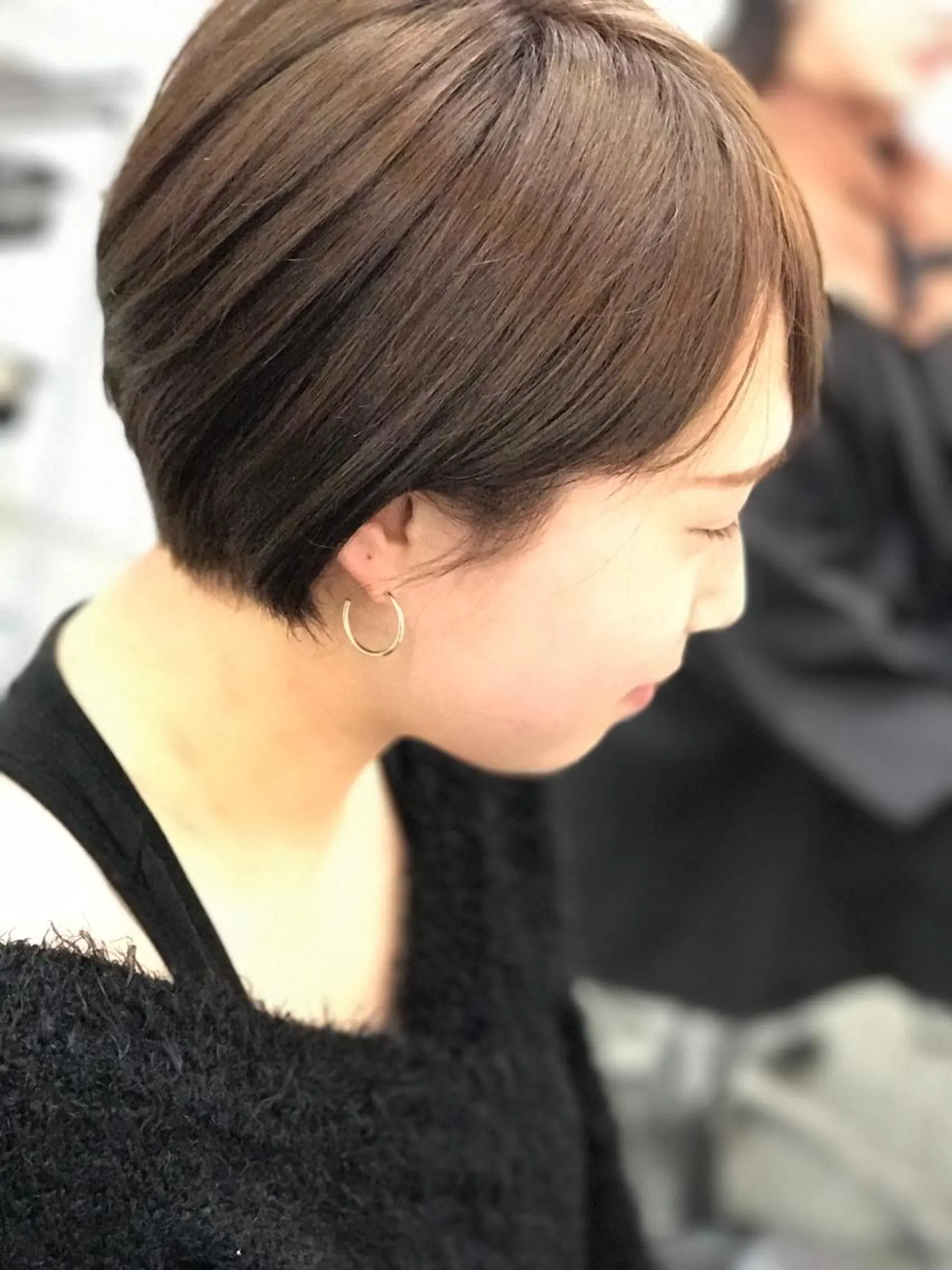 ショート カラー イルミナカラー 山内 聡史のヘアスタイル