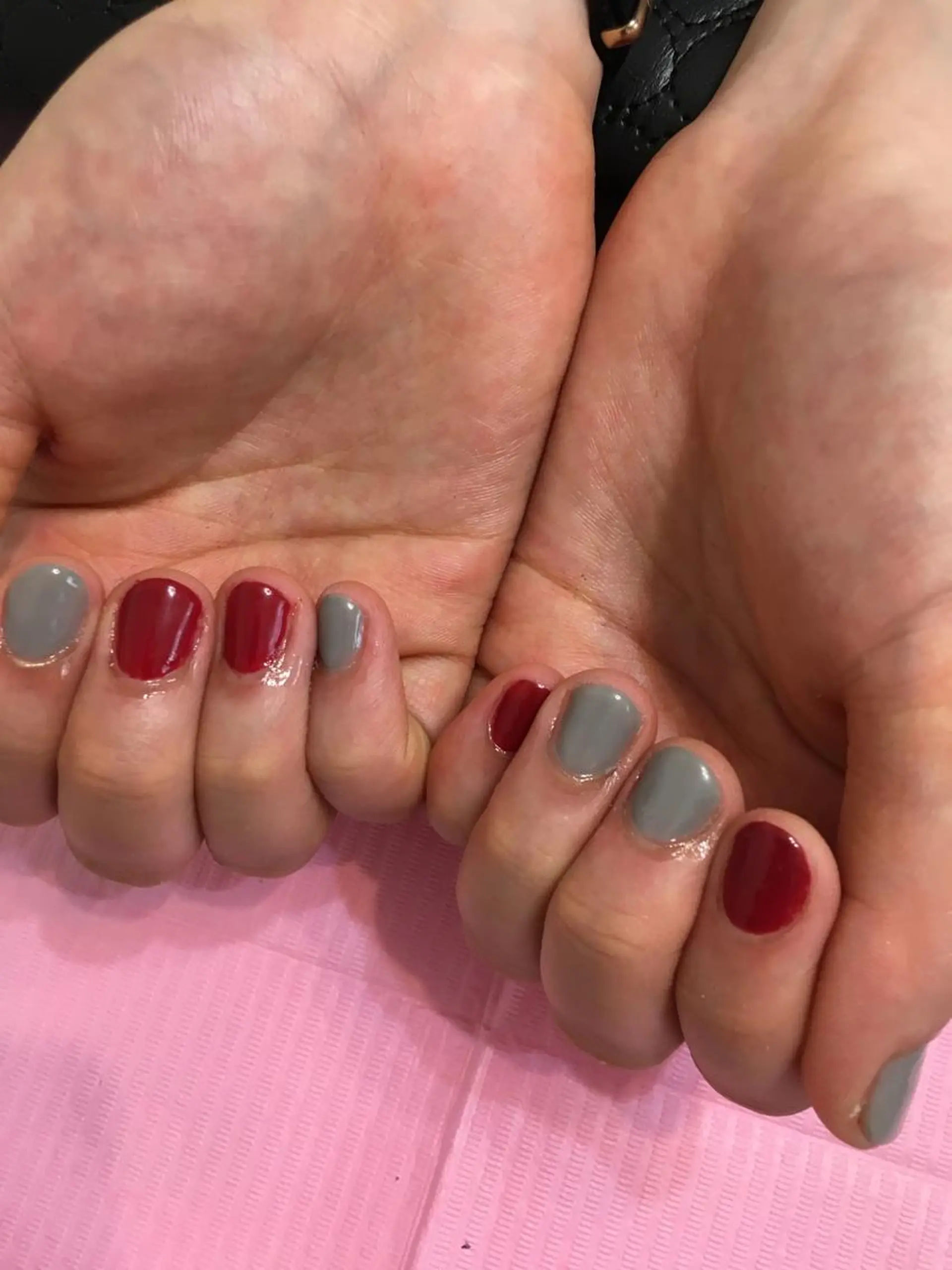 ネイル ボルドー ハンドネイル 🌈KANÅKO 🌈のネイルデザイン