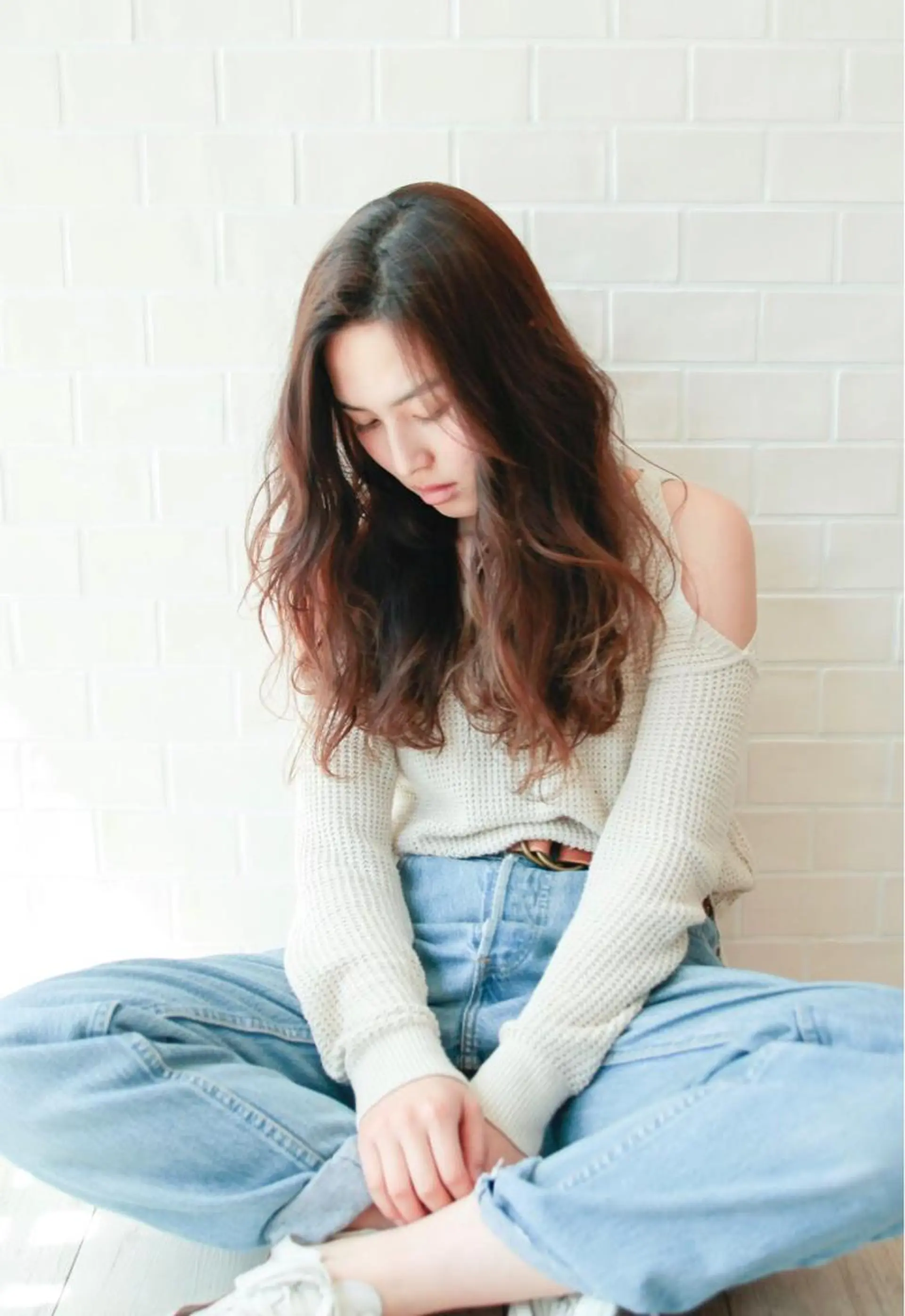 ロング カラー パーマ ロング 🌈限定価格🌈 鈴木　瑛輔のヘアスタイル