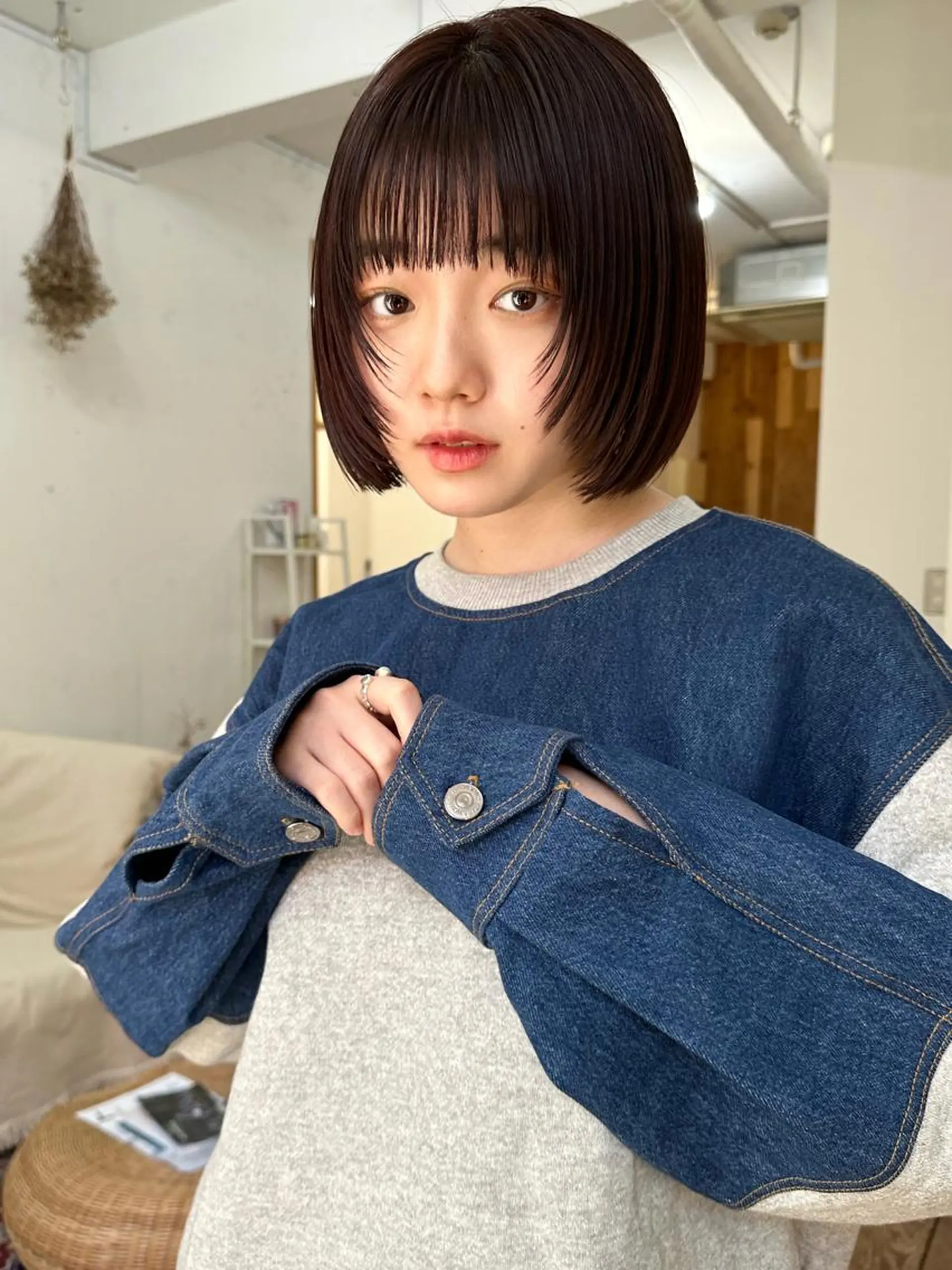 ショート カラー 🪭risa 暖色/レイヤー🪭のヘアスタイル