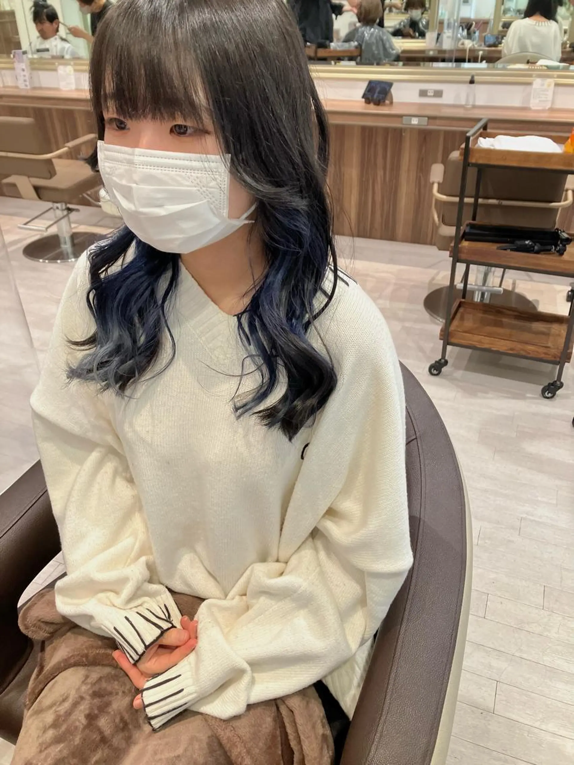 セミロング カラー ヘアカラー Re:st所属・Miyavi/カラー ショートボブのヘアスタイル