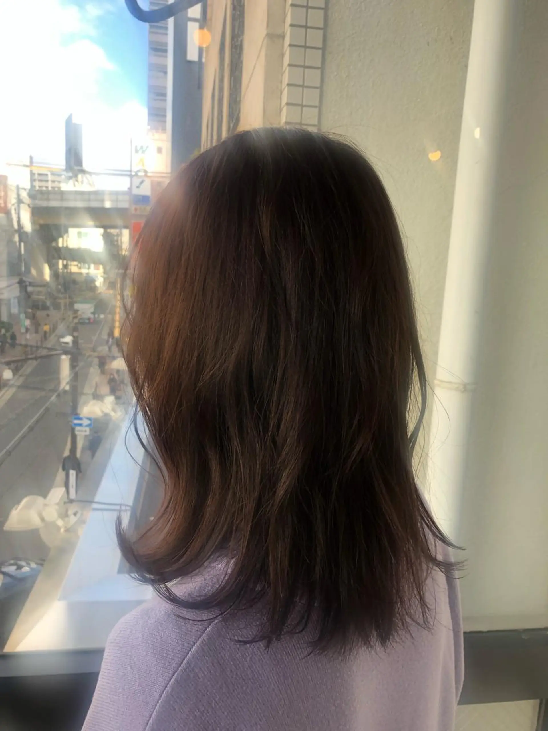 ミディアム カラー 髪質改善＆ブリーチ 伊勢　祐一郎のヘアスタイル