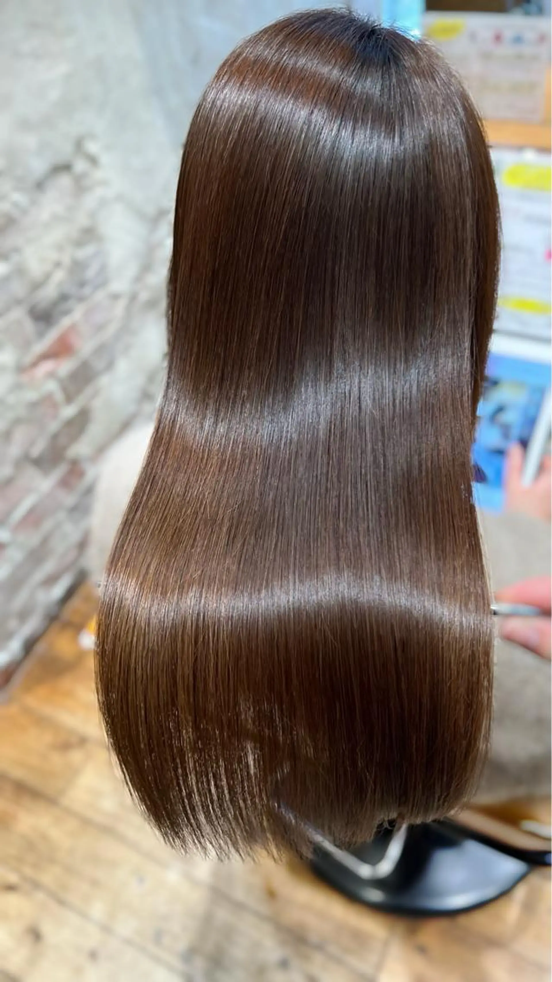 ロング パーマ 髪質改善 韓国風ヘア 縮毛矯正 トリートメント 酸熱トリートメント 美髪ヘッドスパ🫧 西山紗奈江💆‍♀️のヘアスタイル