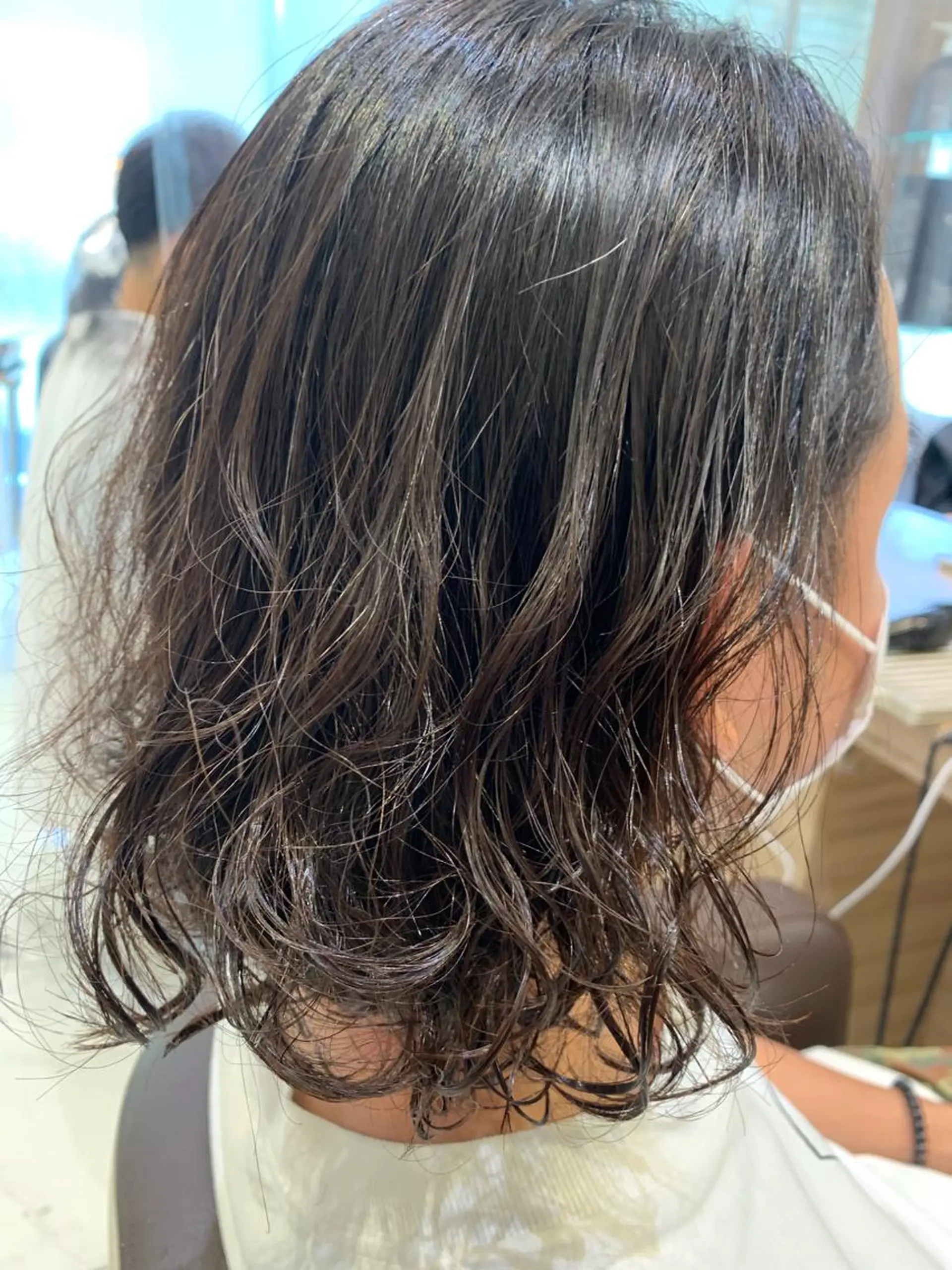 ミディアム パーマ メンズ カット パーマ Ash 中岡ゆうたのヘアスタイル