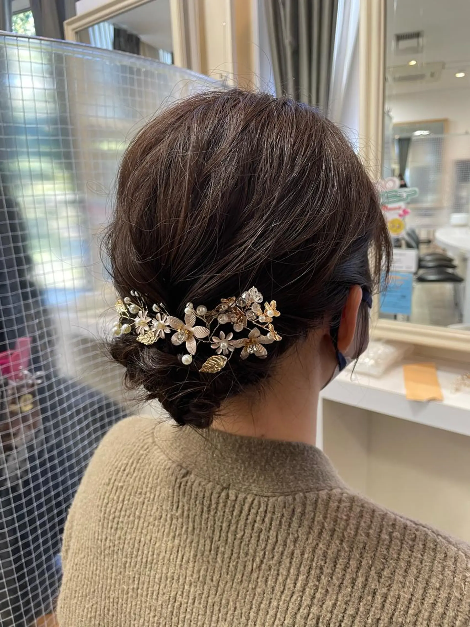 ミディアム ヘアアレンジ 豊田 智美のヘアスタイル