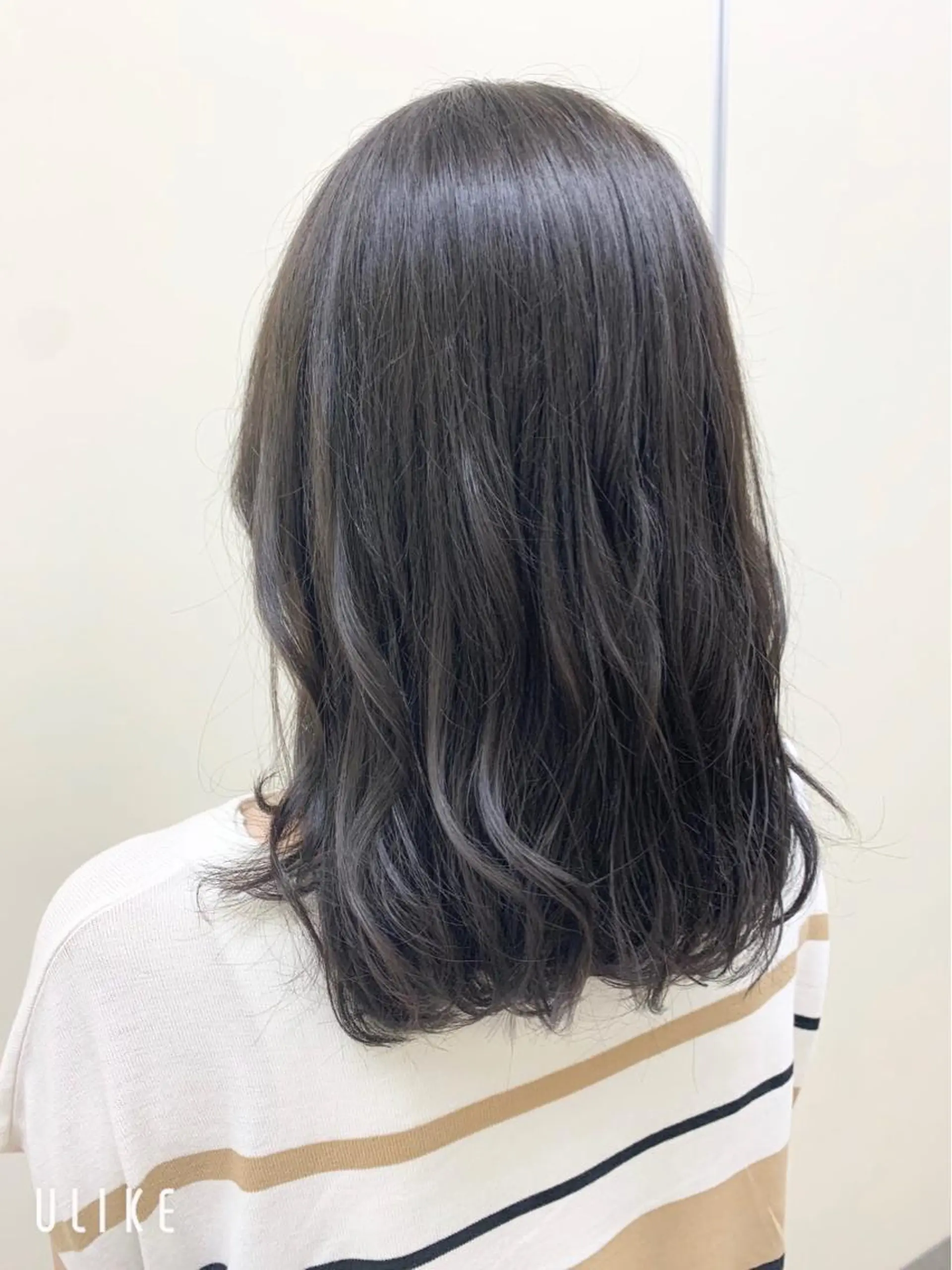 ミディアム カット ヘアカラー トリートメント 【髪質改善・矯正 ・ハイライト】ハナカのヘアスタイル