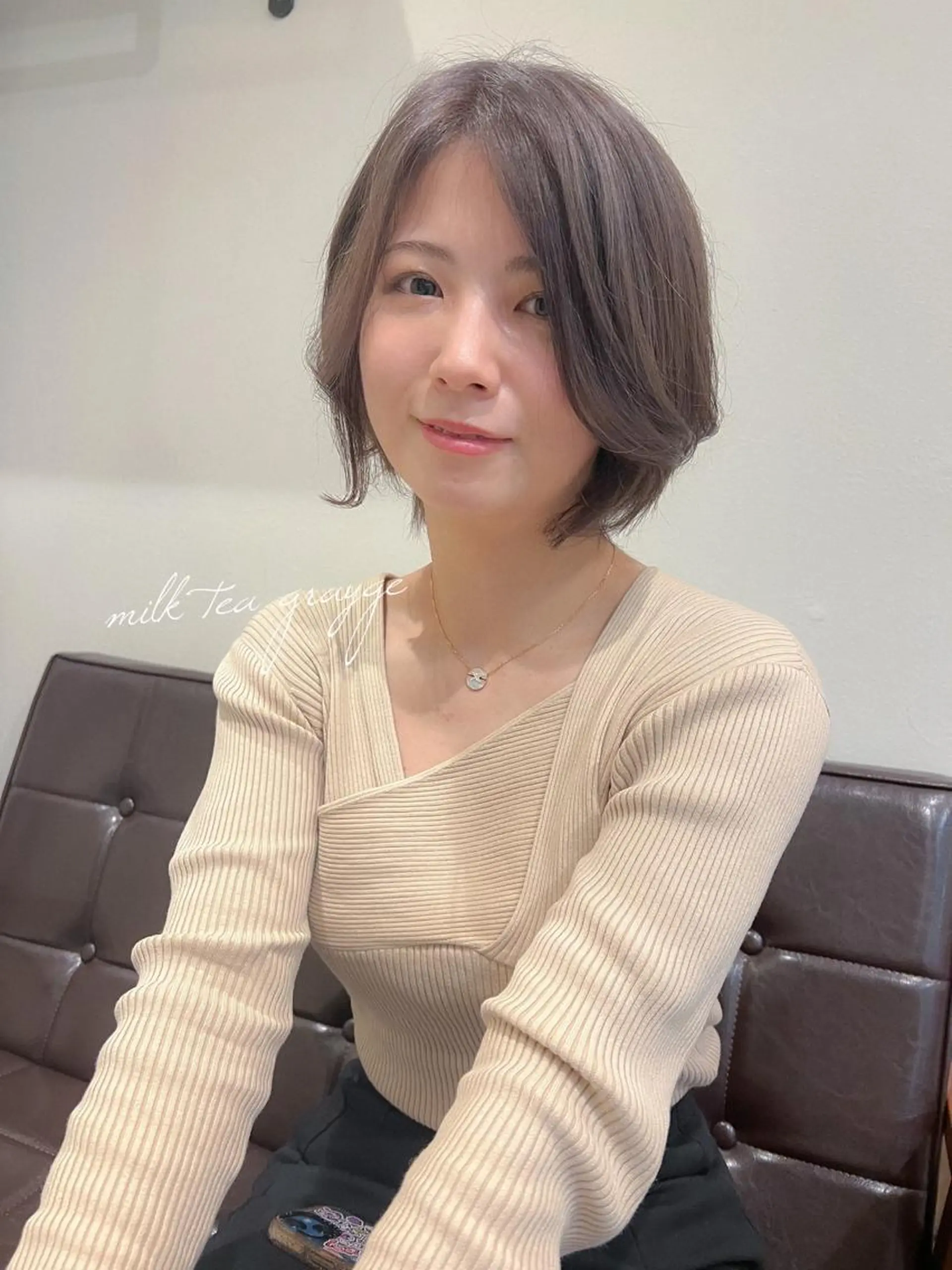 ショート カラー ヘアカラー カラーパティシエ facce🌼ikoのヘアスタイル