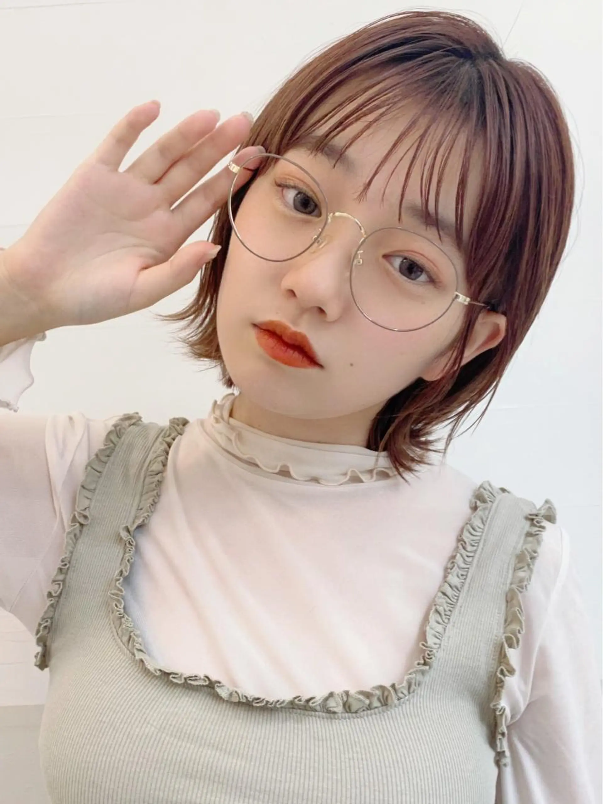 ショート カラー 🪭risa 暖色/レイヤー🪭のヘアスタイル