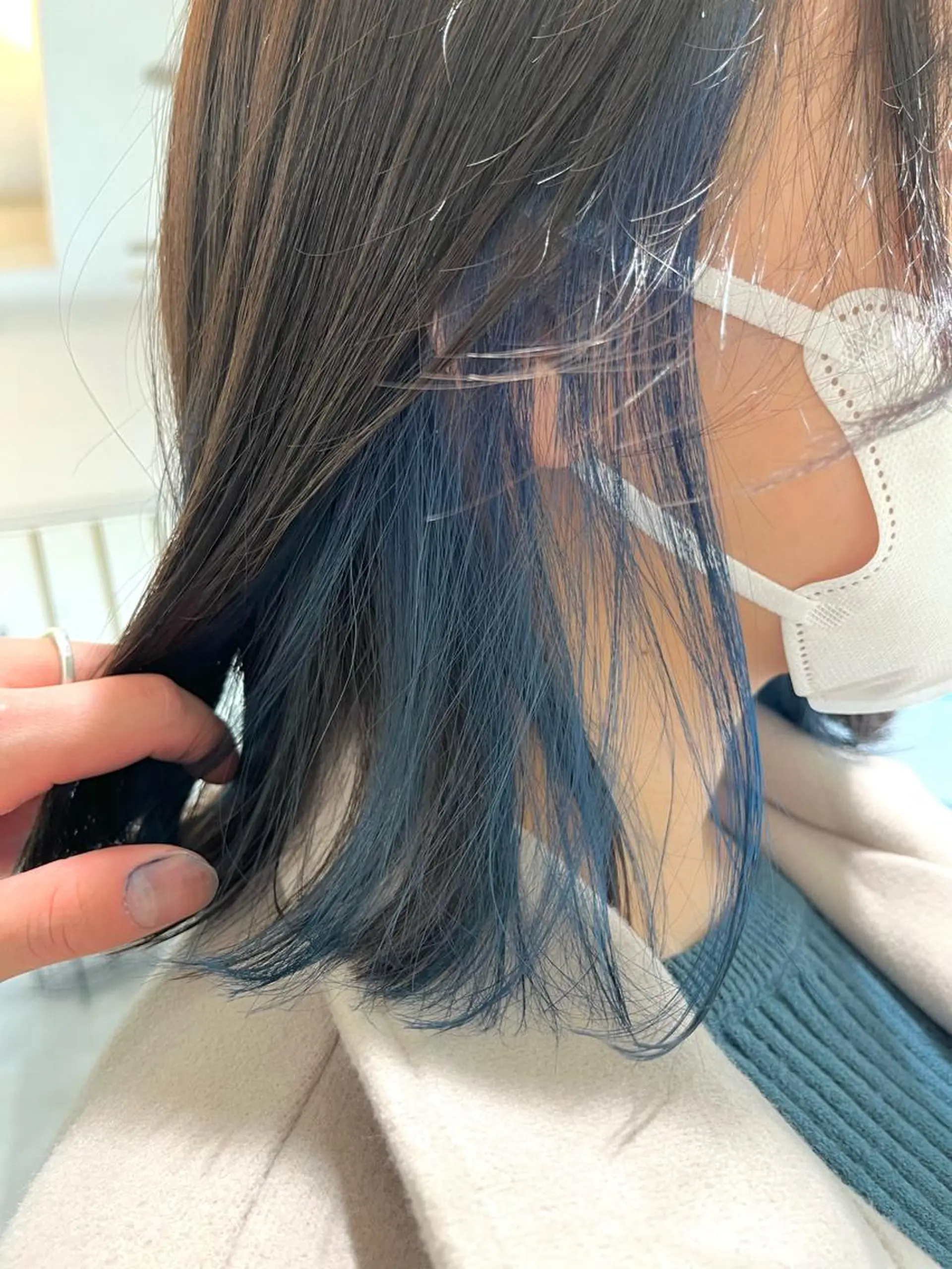 セミロング ✔️ダブルカラー ✔️ショート✔️今野のヘアスタイル