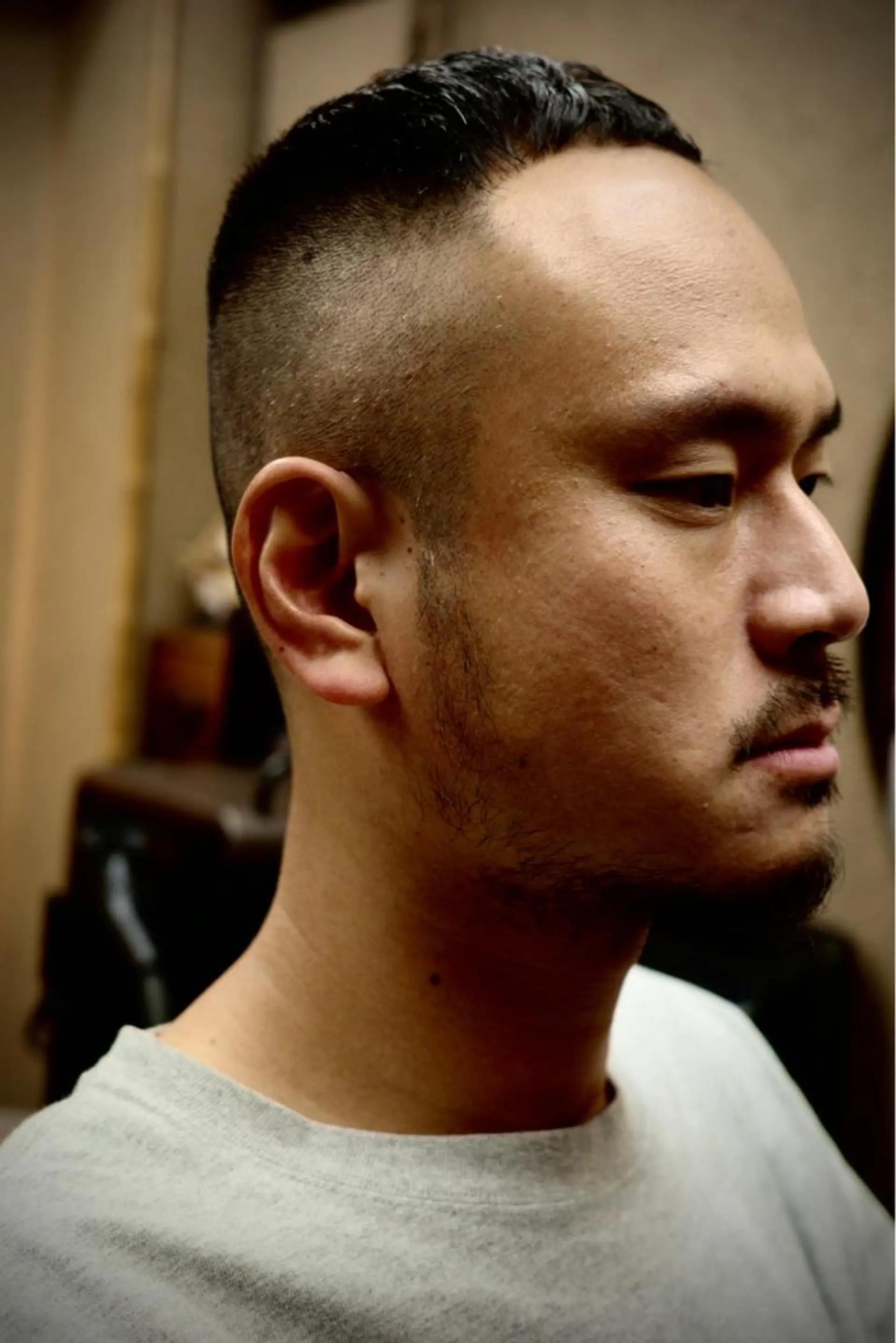 ショート メンズ メンズバレイヤージュ メンズブリーチ メンズハイライト メンズインナーカラー メンズ韓国風 KAH所属・Koichi Satoのヘアスタイル