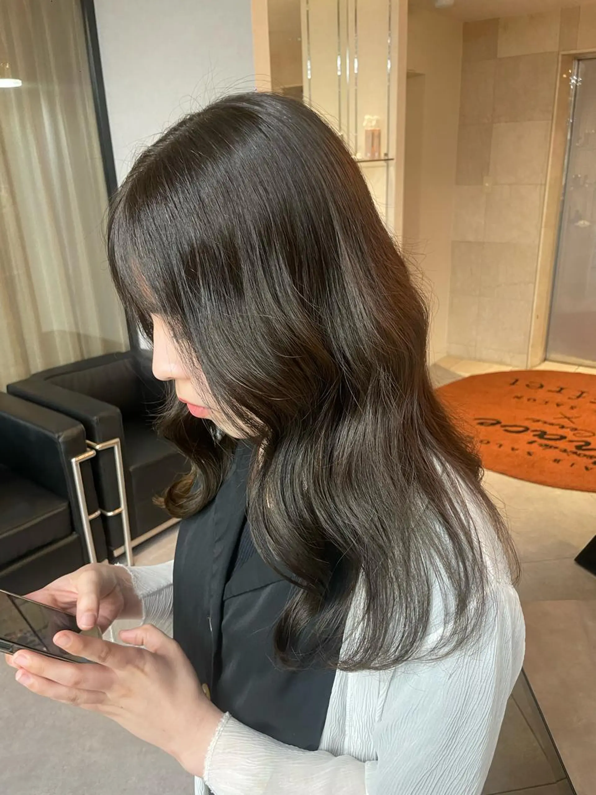 ロング ハイトーン/メンズ/ デザイン/梅田/ミユのヘアスタイル