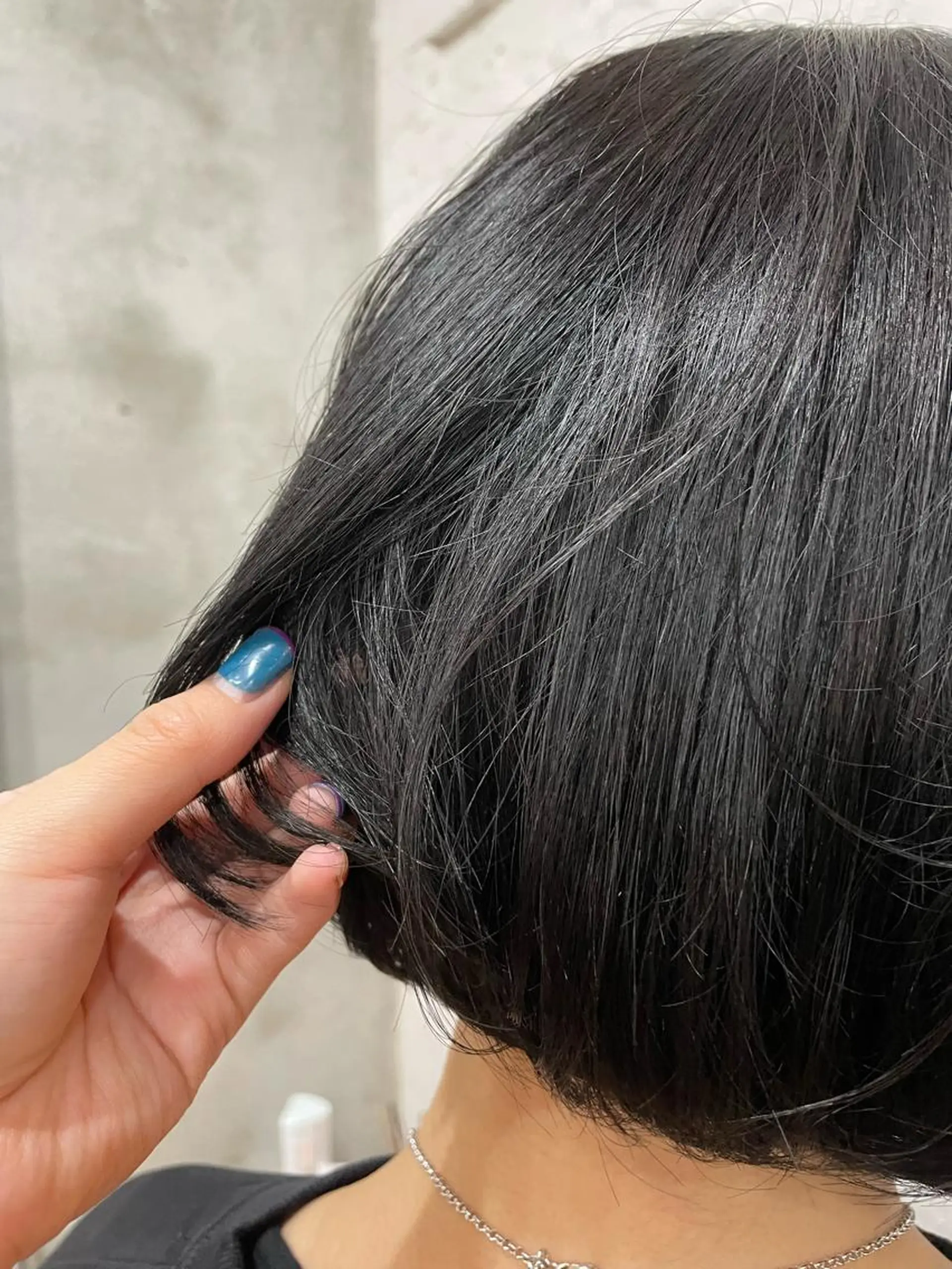 ショート カラー 黒髪 ヘアカラー トリートメント 【ピンク/韓国ヘア/ ヘアセット】亜海のヘアスタイル