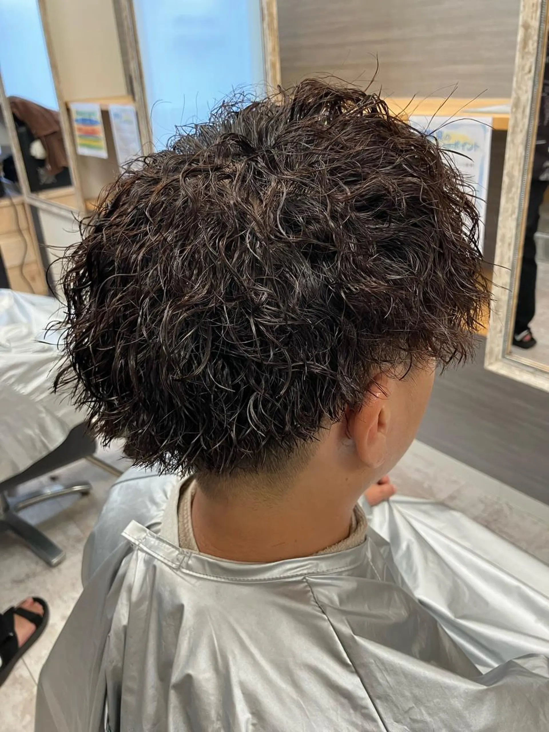 パーマ メンズ カット パーマ メンズ特化/パーマ/ フェードWATARUのヘアスタイル