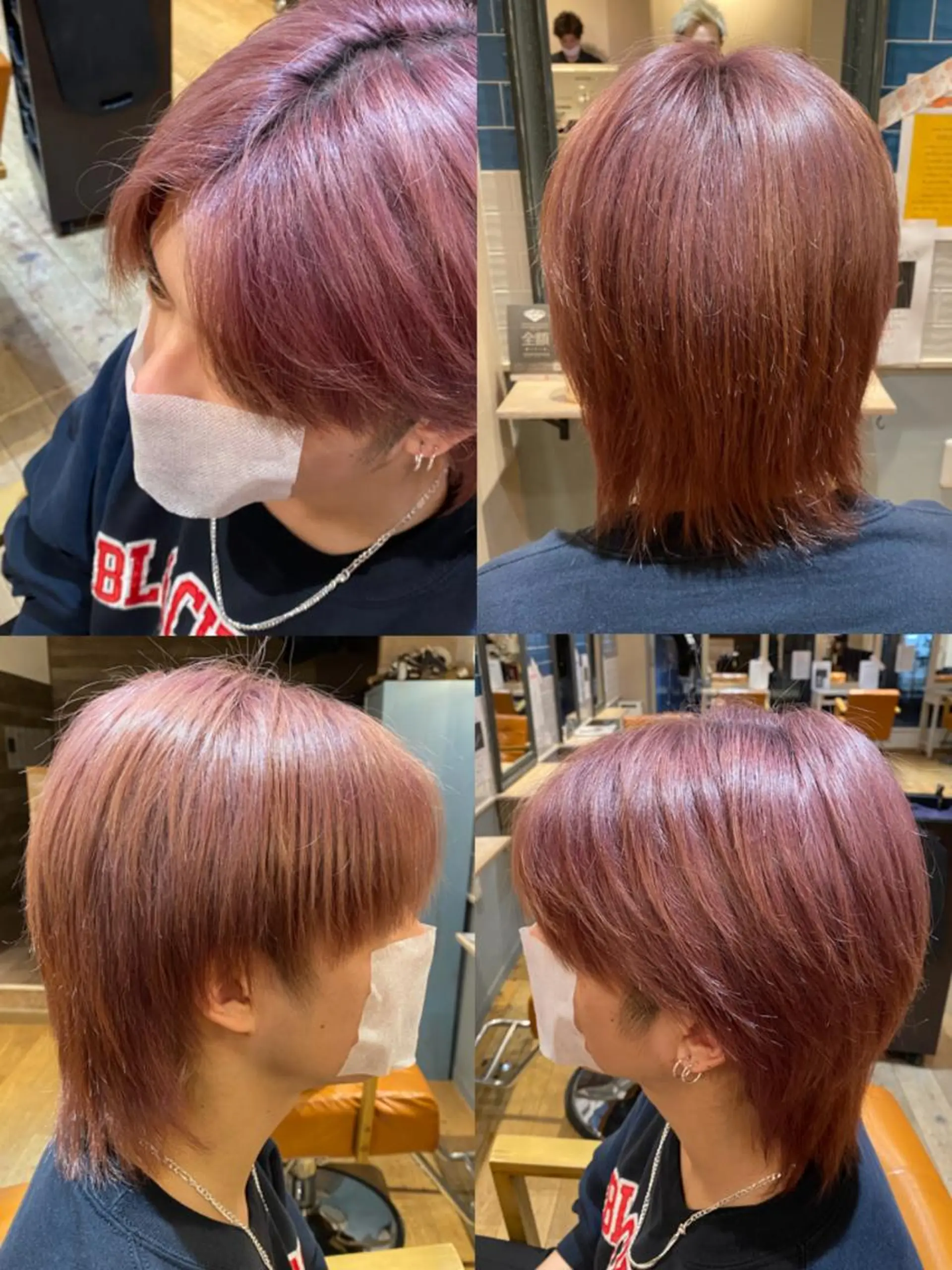 ショート カラー パーマ ヘアアレンジ メンズ カット 🔥メンズパーマ特 化🔥渡辺一翔🔥のヘアスタイル