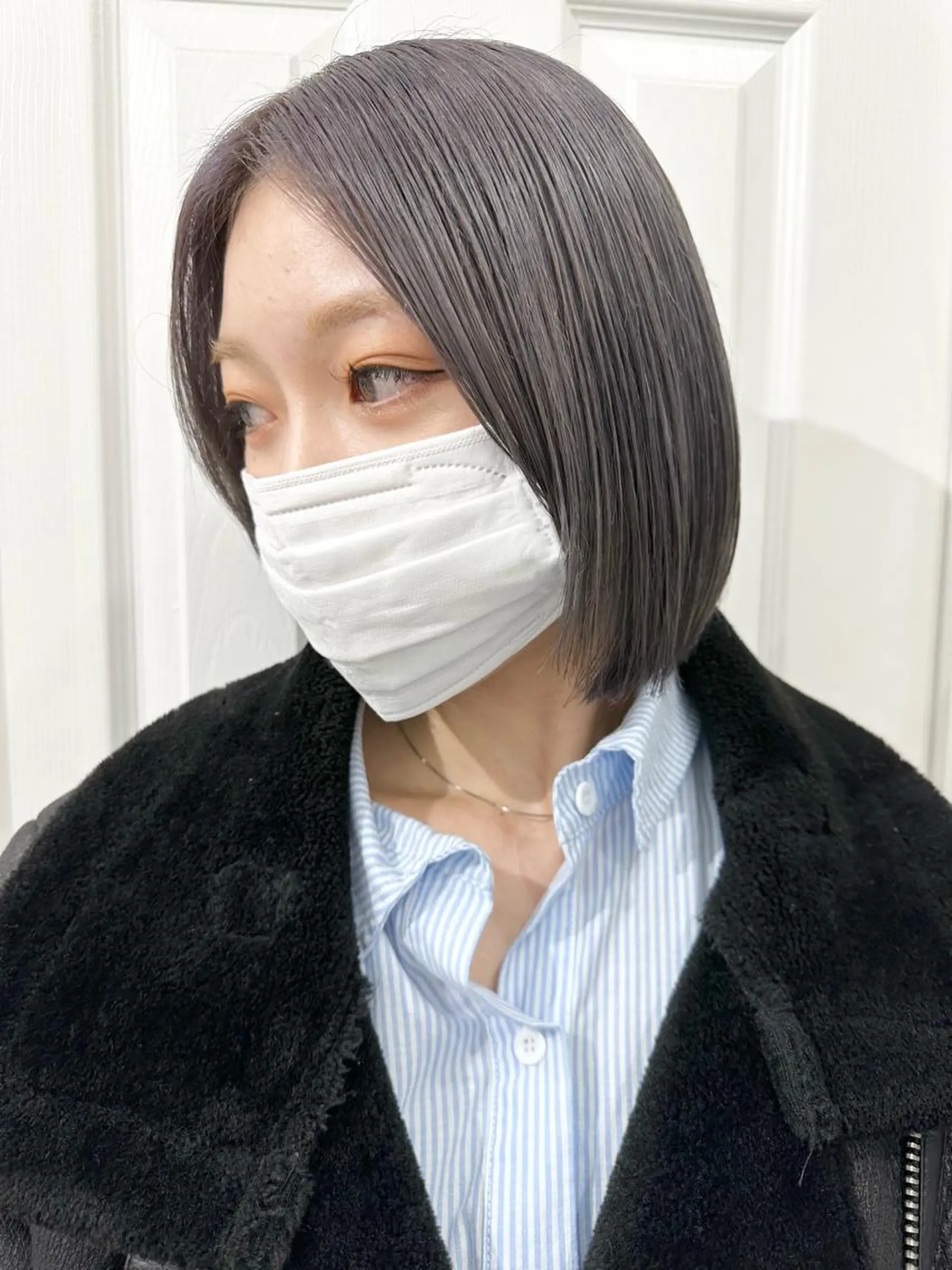 ミディアム カラー ヘアカラー トリートメント ヘッドスパ ヘアセット kai .のヘアスタイル