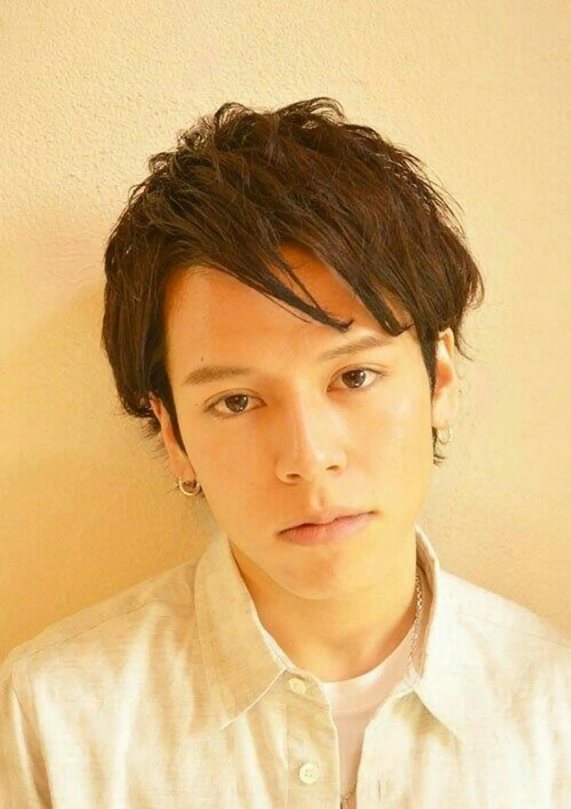 ショート ミディアム メンズ カラー パーマ 小顔ショート✁ ⁂Yukari⁂のヘアスタイル