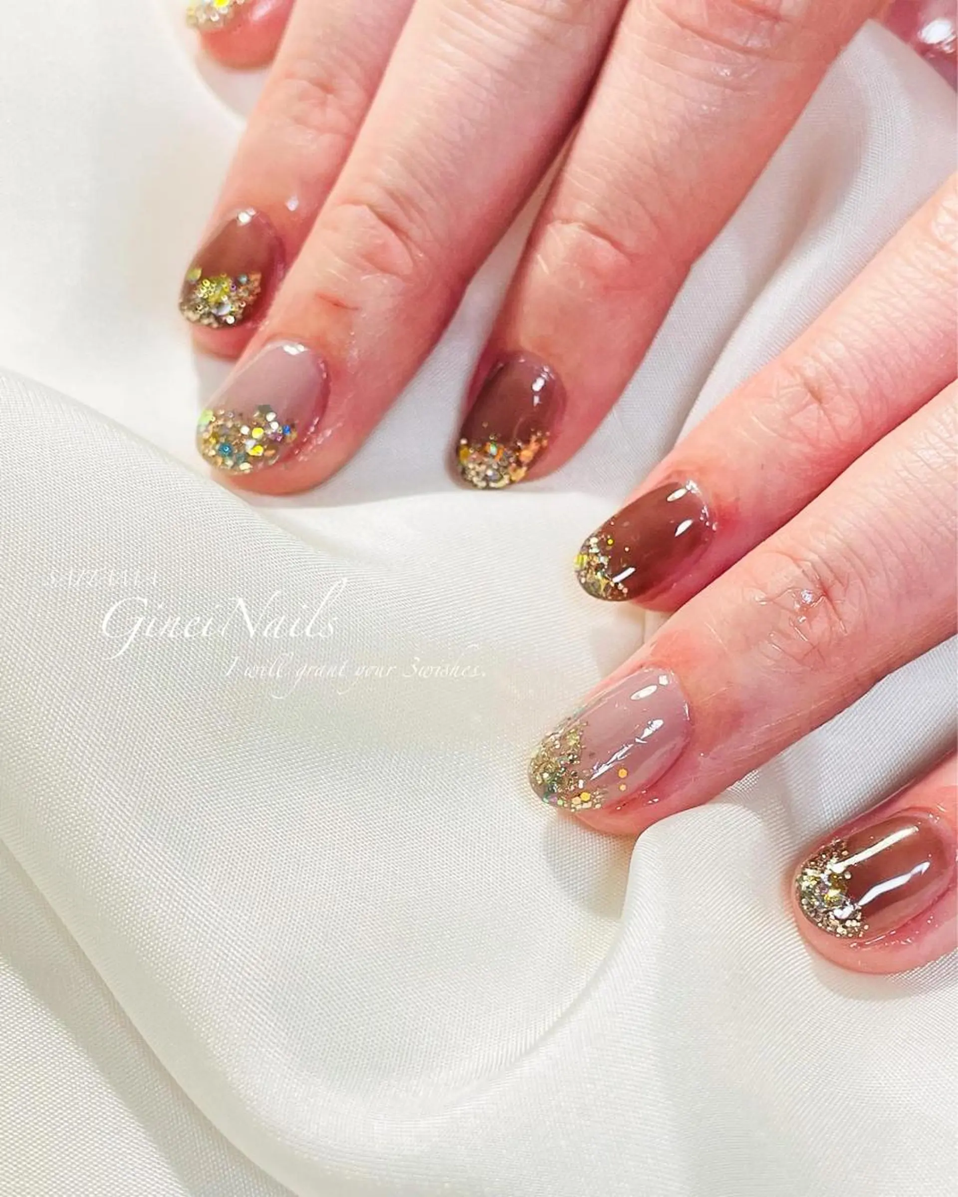 ネイル キラキラネイル Genie Nailsのネイルデザイン