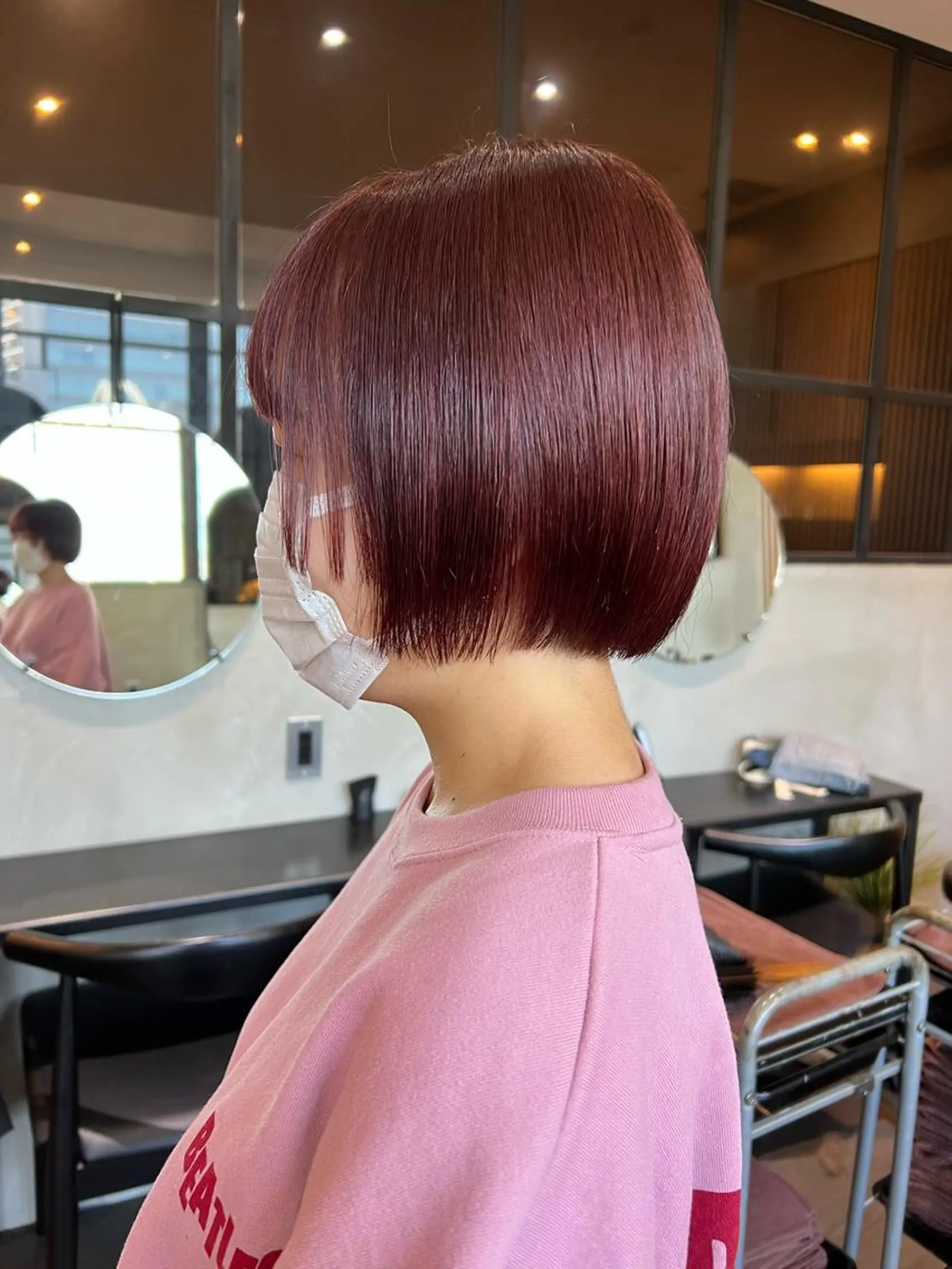 ショート カット ヘアカラー 渋谷/暖色系カラー kotoha🍊のヘアスタイル