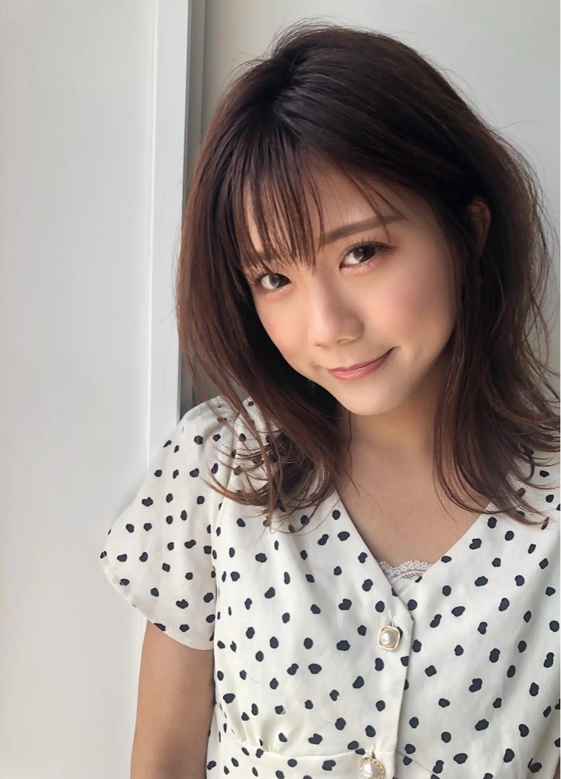 ミディアム 片山美穂 心斎橋・北堀江のヘアスタイル