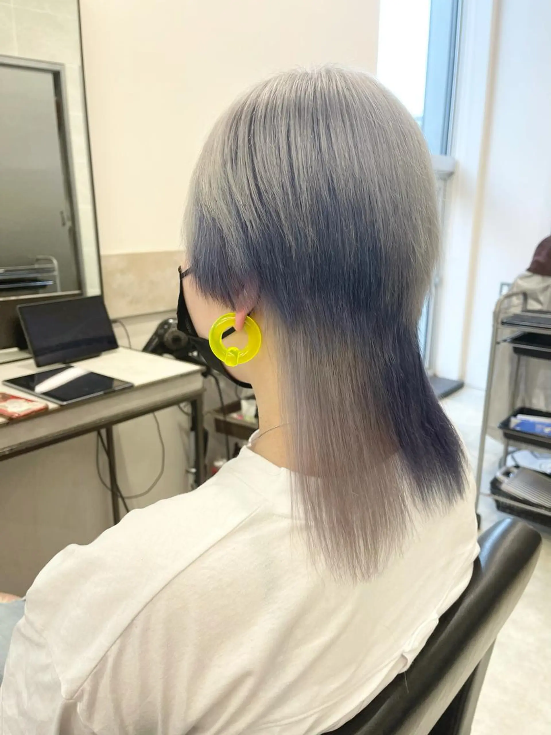 ミディアム カラー ブリーチ ケアブリーチ インナーカラー カット ヘアカラー トリートメント 🦋レイヤーカット ミドリカワ🦋のヘアスタイル