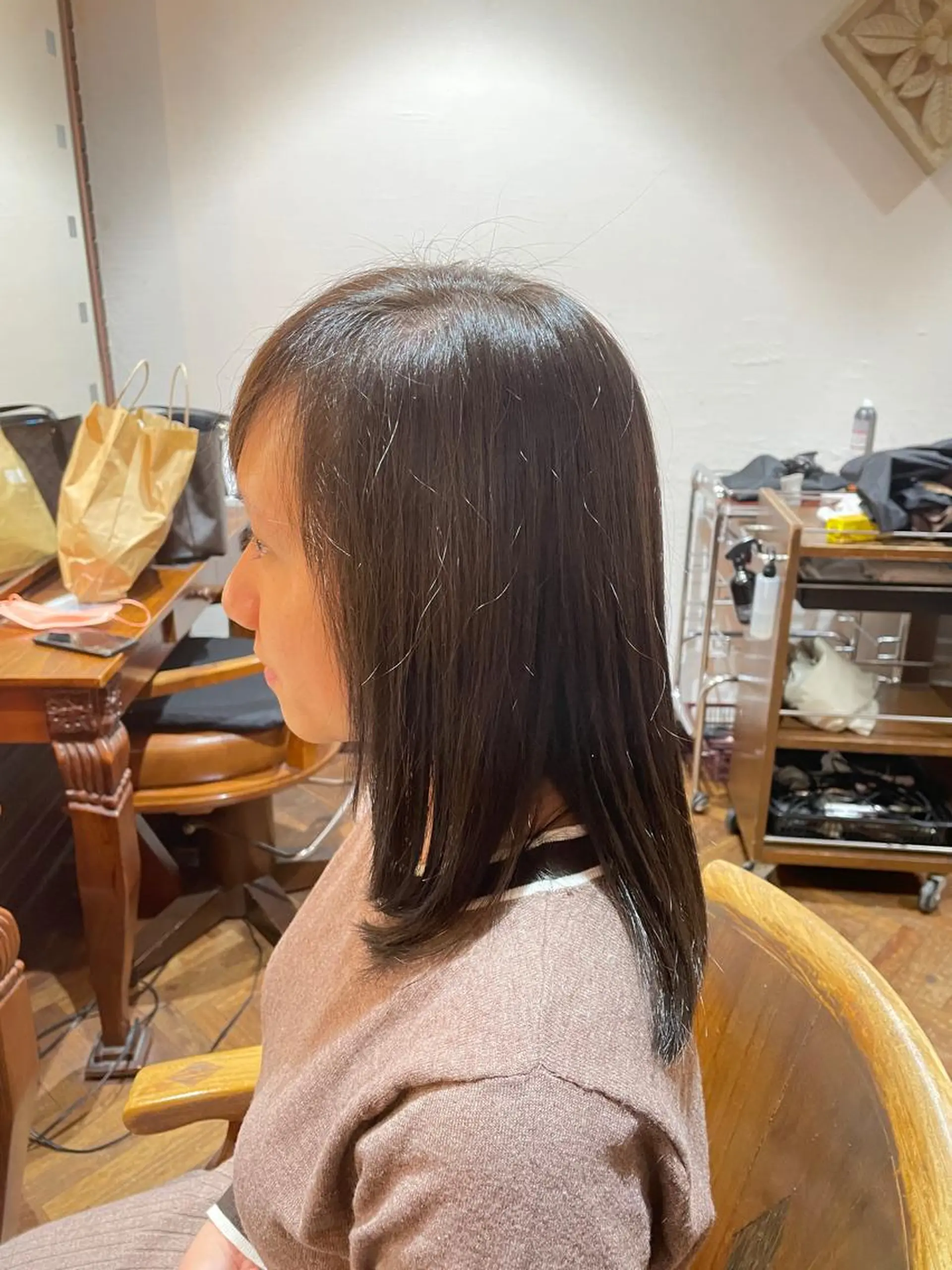 ミディアム stylist YUTOのヘアスタイル