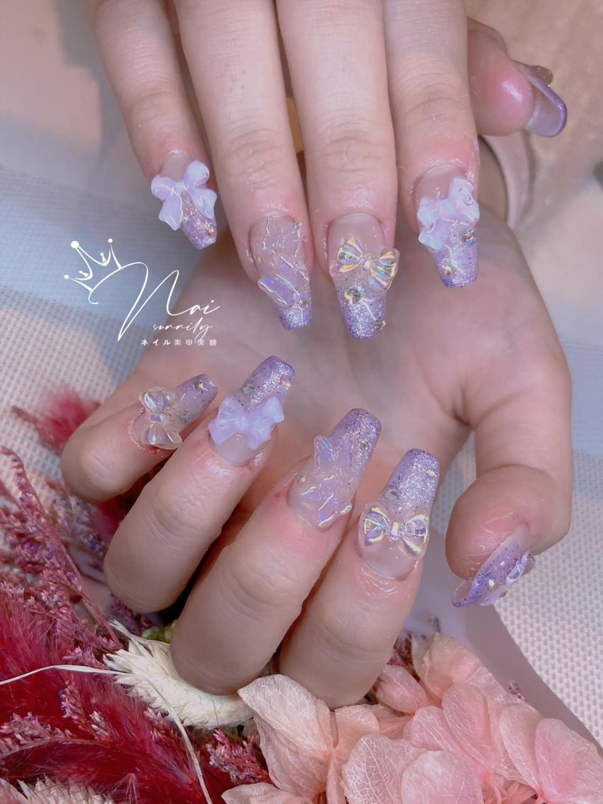 ネイル 長さだし専門店 M2　rikaのネイルデザイン