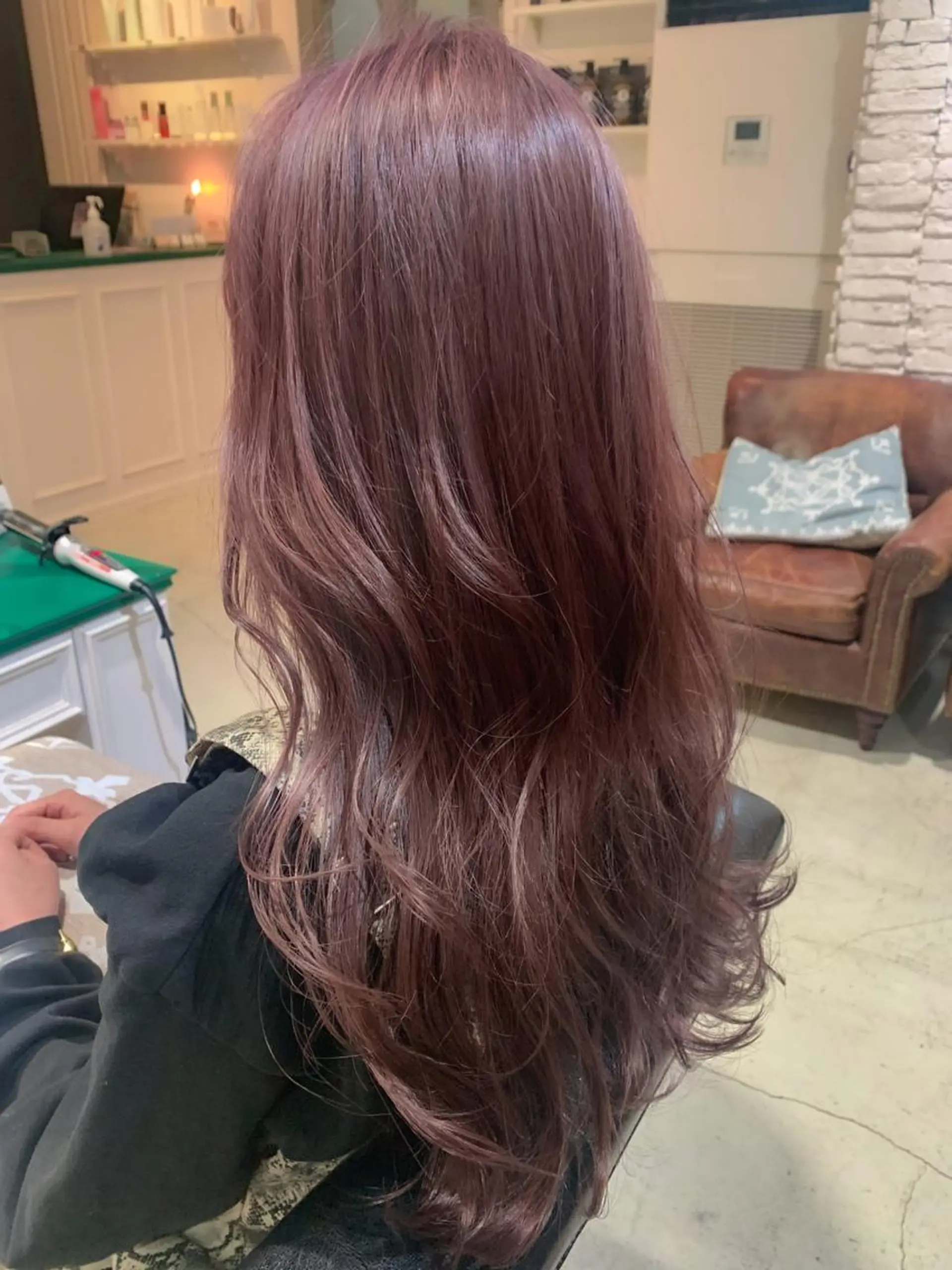 ロング カラー ヘアカラー トリートメント "小顔カット" Fuko.のヘアスタイル