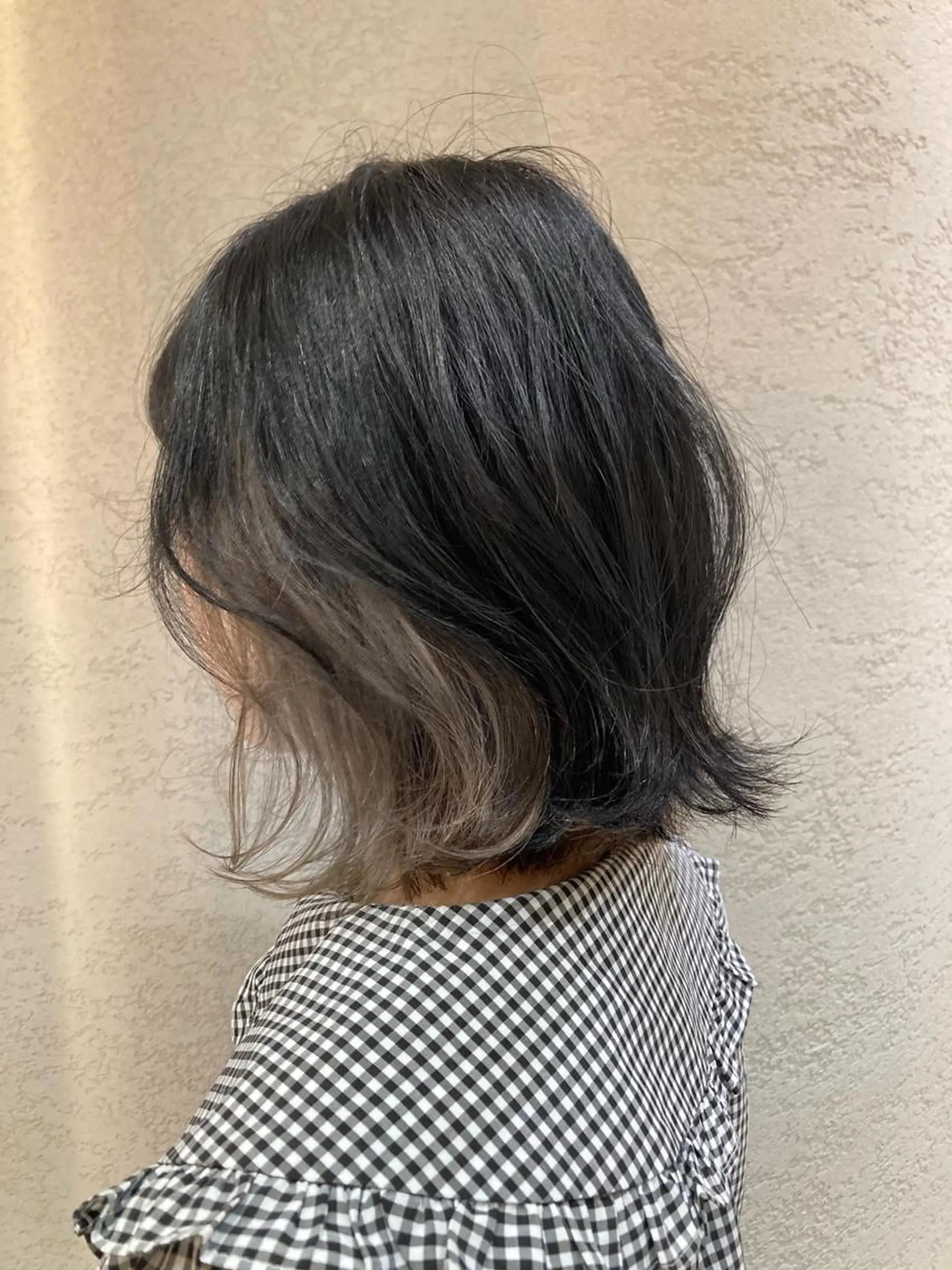 ミディアム ヘアカラー トリートメント 🩵縮毛矯正・ボブ 岩原朋也🩵のヘアスタイル