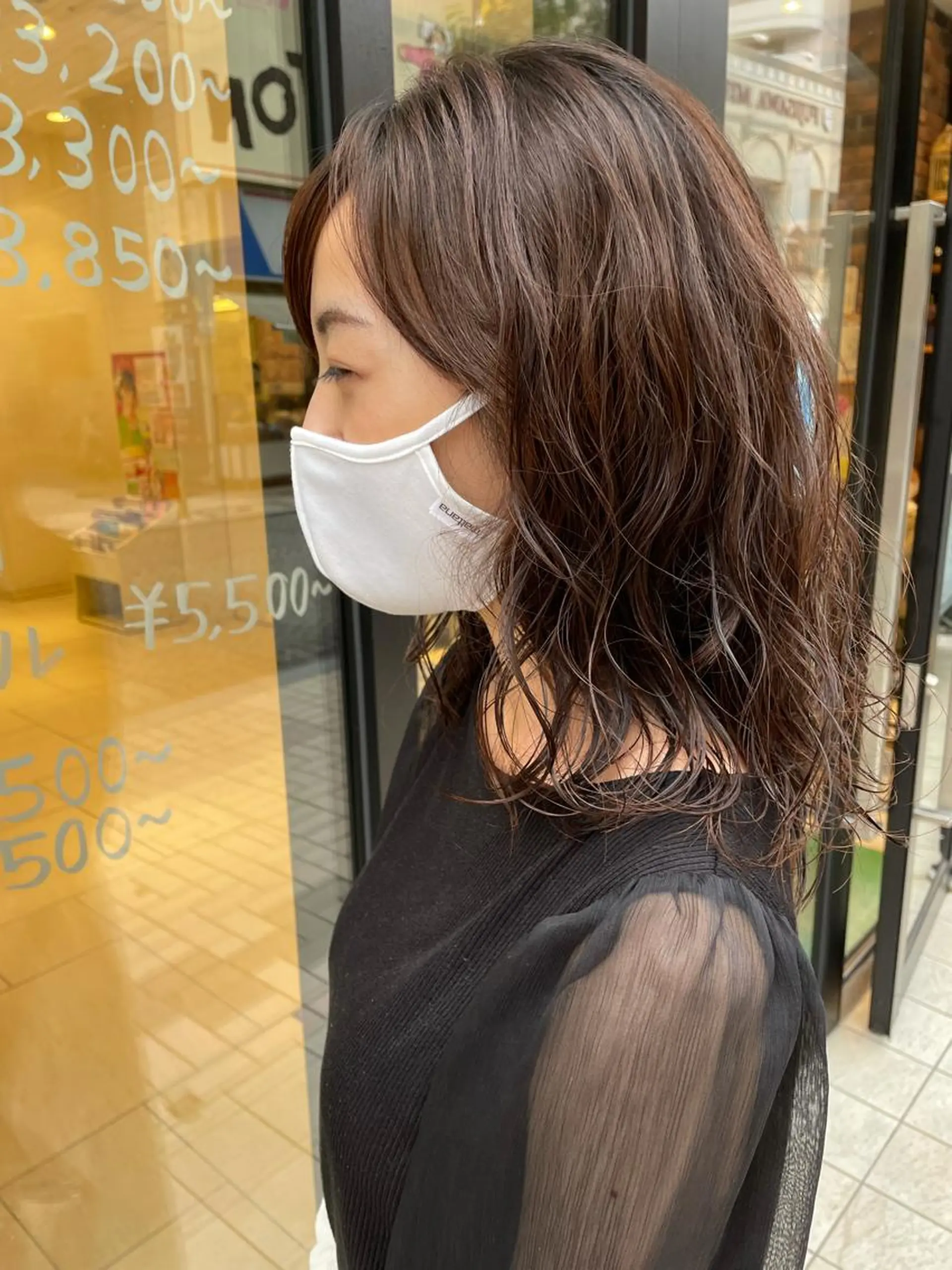 セミロング パーマ 🩵ANELA東口 齋藤琴音💚のマツエク・マツパデザイン