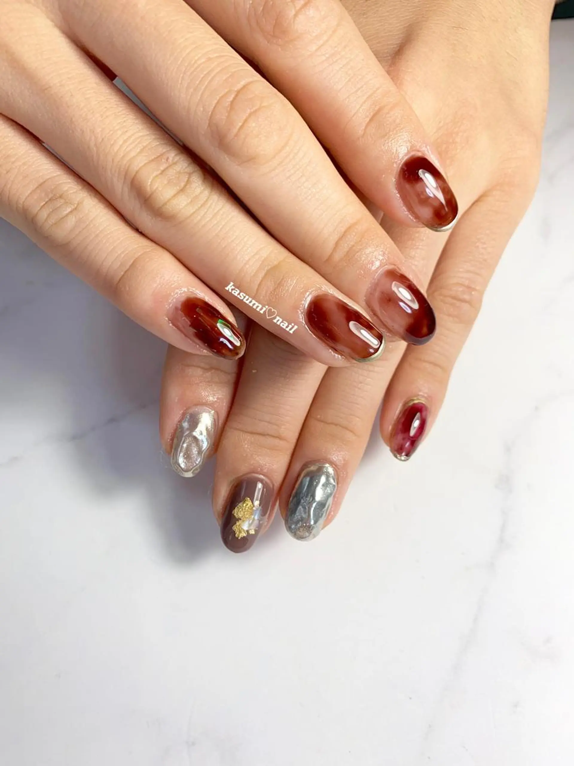 ネイル アートネイル フットネイル ジェルネイル KASUMI♡ Nailのネイルデザイン