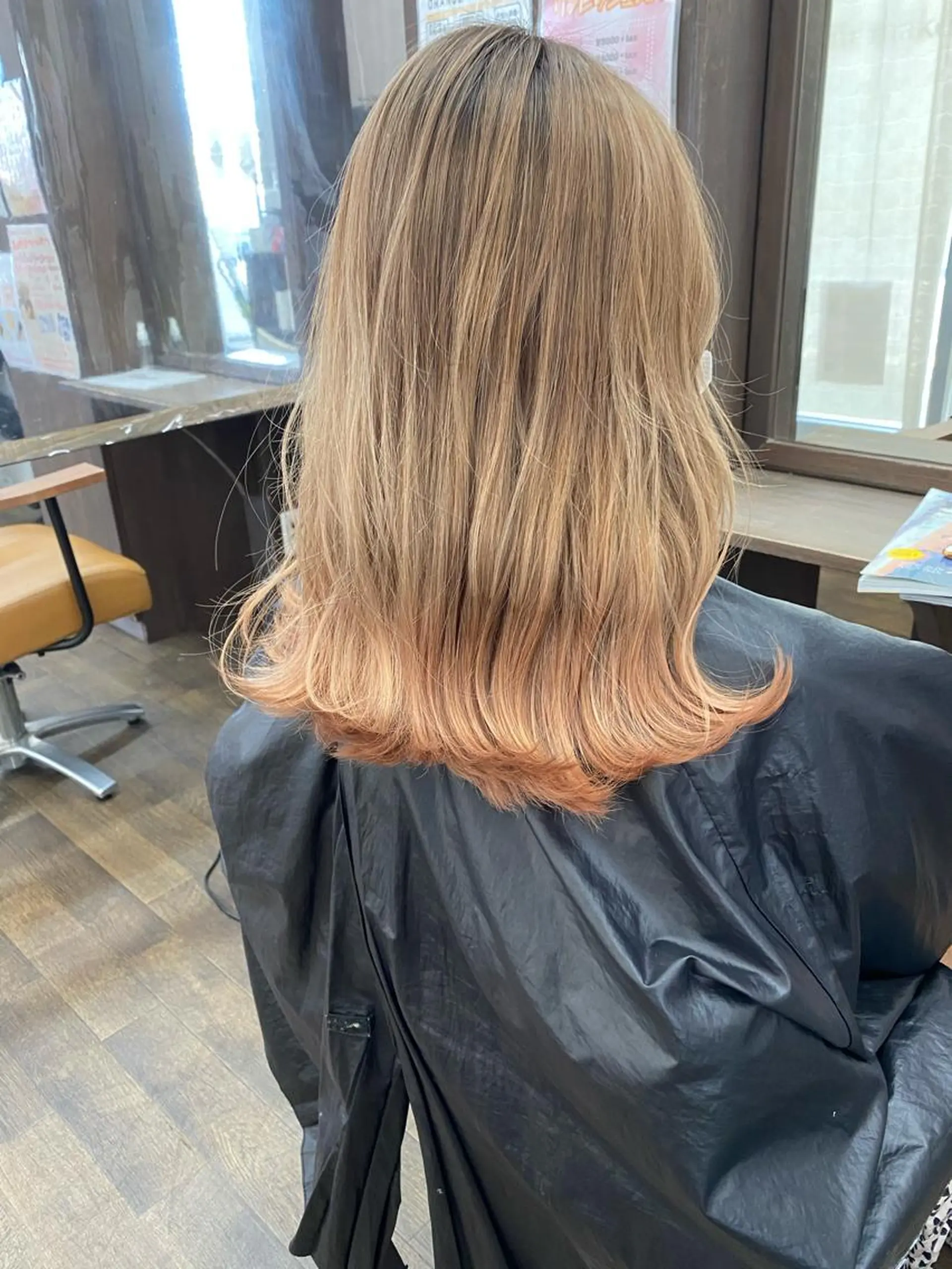 カラー ベージュカラー ピンクカラー 木元 瑛✂︎ボブのヘアスタイル