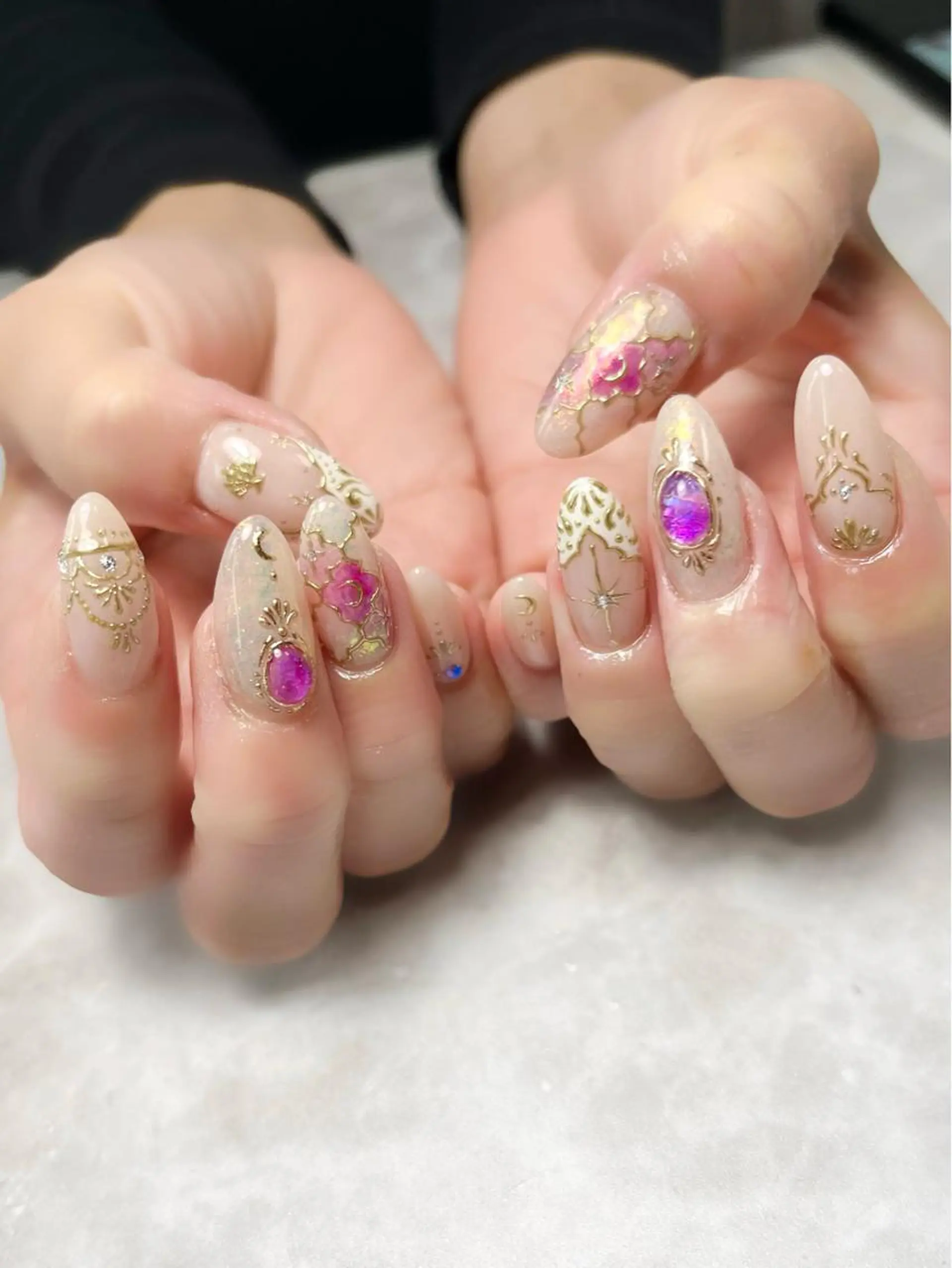 ネイル アートネイル ハンドネイル Nailsalon E's cafeのネイルデザイン
