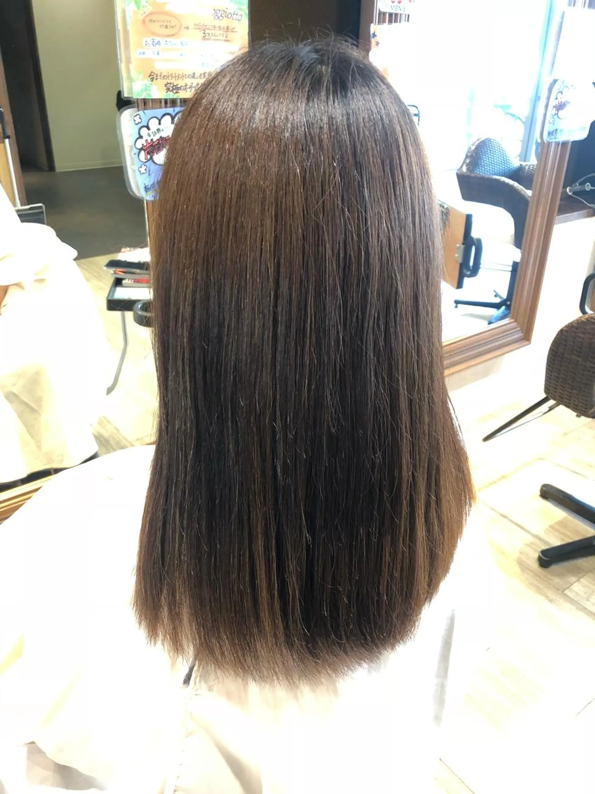 セミロング 縮毛矯正/髪質改善 主税巧一のヘアスタイル