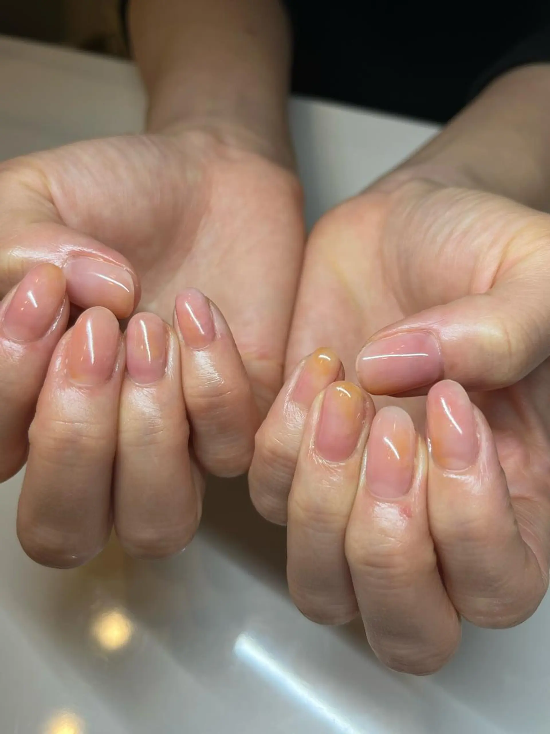 ネイル アートネイル シンプルネイル NORA nail UMEDAのネイルデザイン