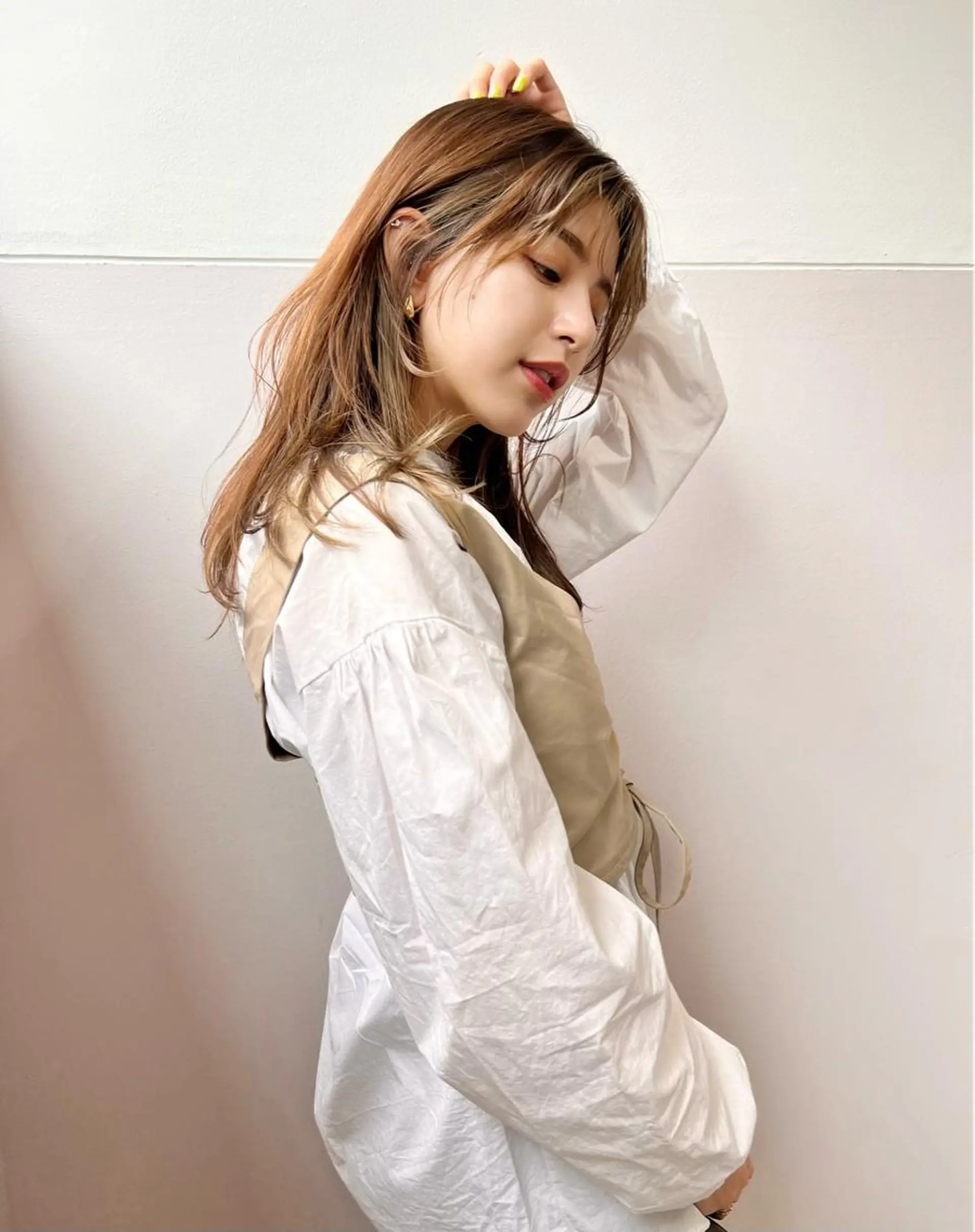 ロング カラー カット ヘアカラー トリートメント 樫原裕二 /柔らかいカラーのヘアスタイル