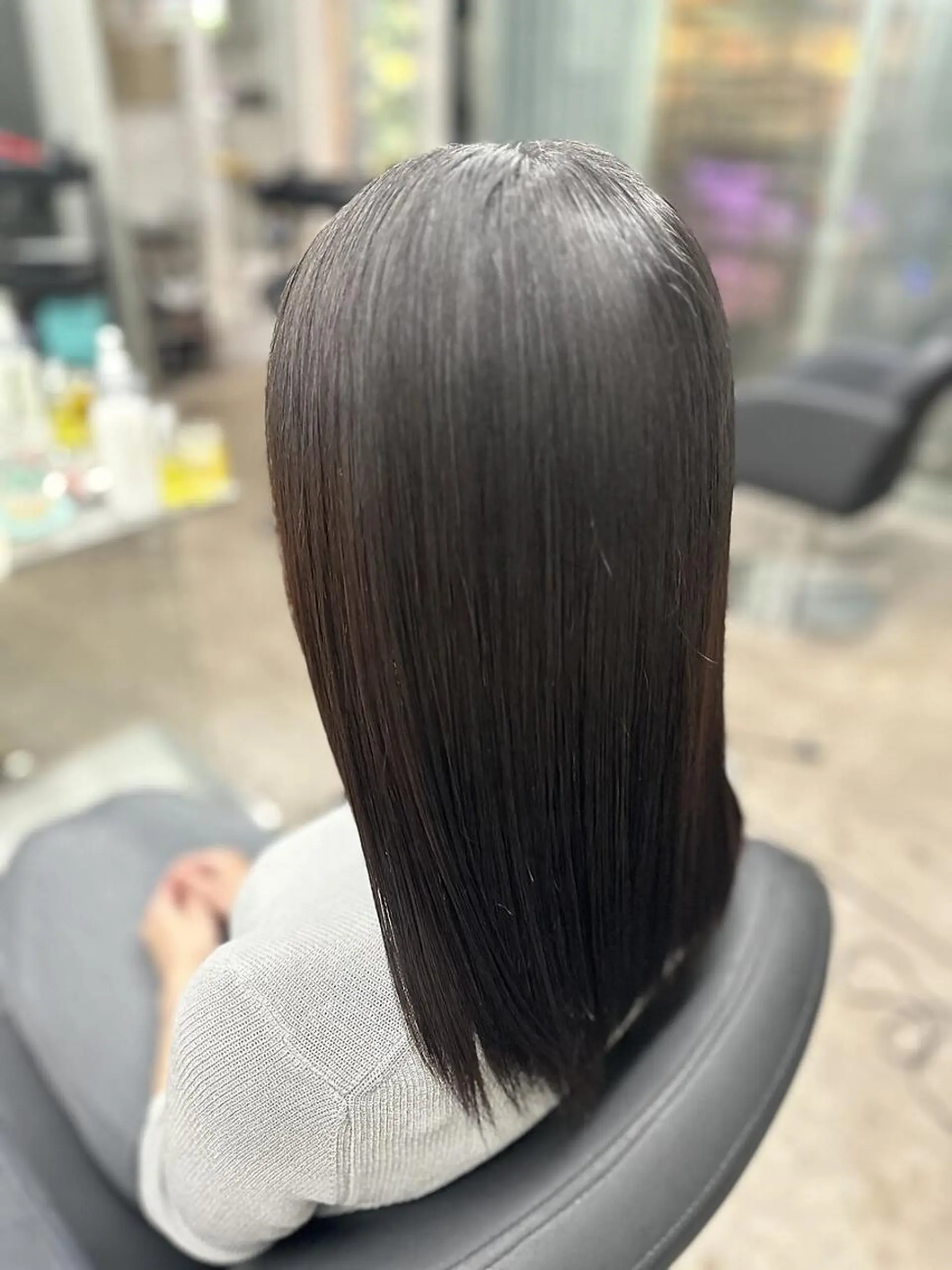 ロング ヘアカラー 縮毛矯正 トリートメント 代表 中島貴志のヘアスタイル