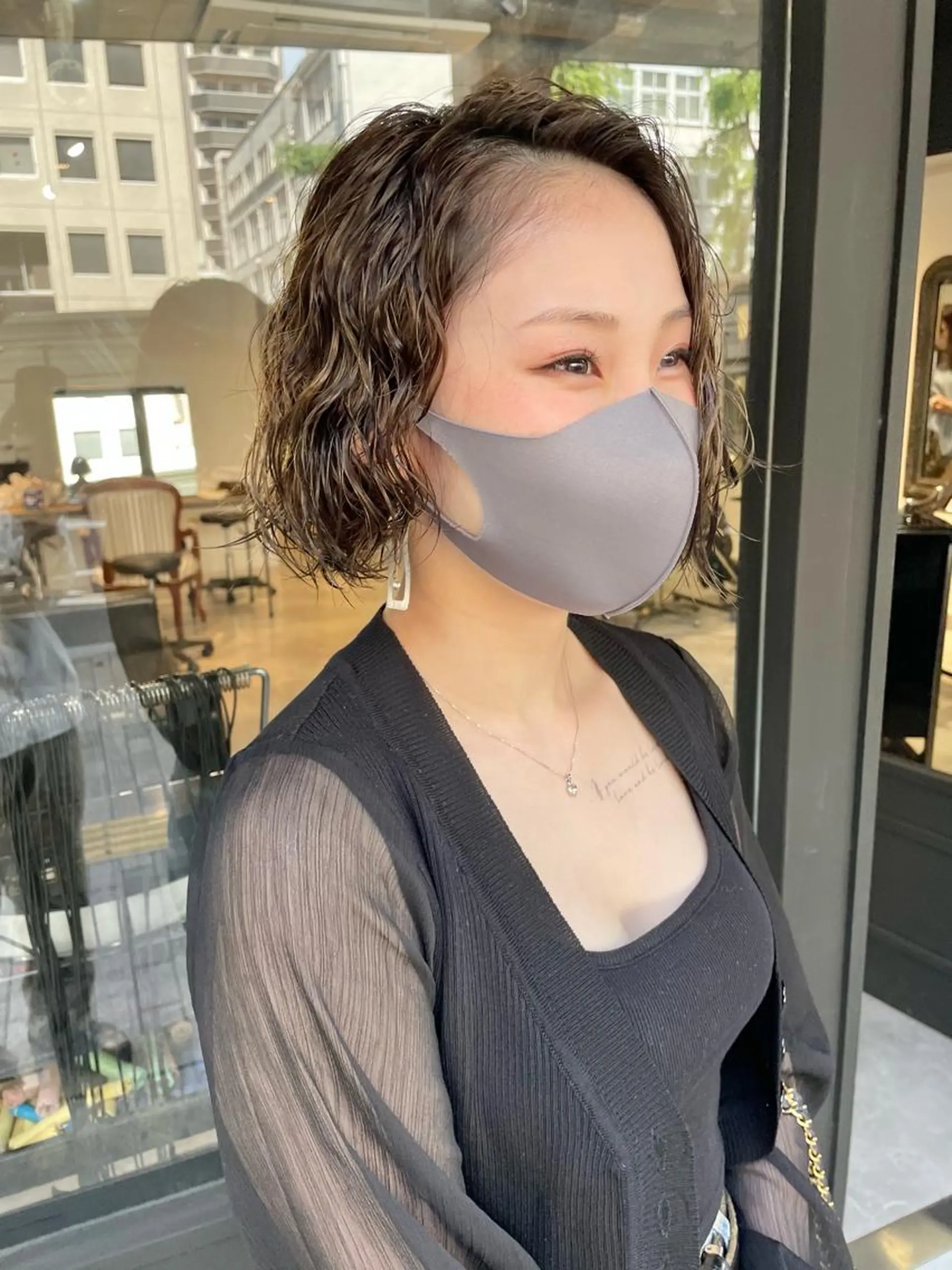 ショート パーマ カット パーマ トリートメント kvell by urban.所属・ショート・ボブ ・ウルフ✂︎IMAIのヘアスタイル