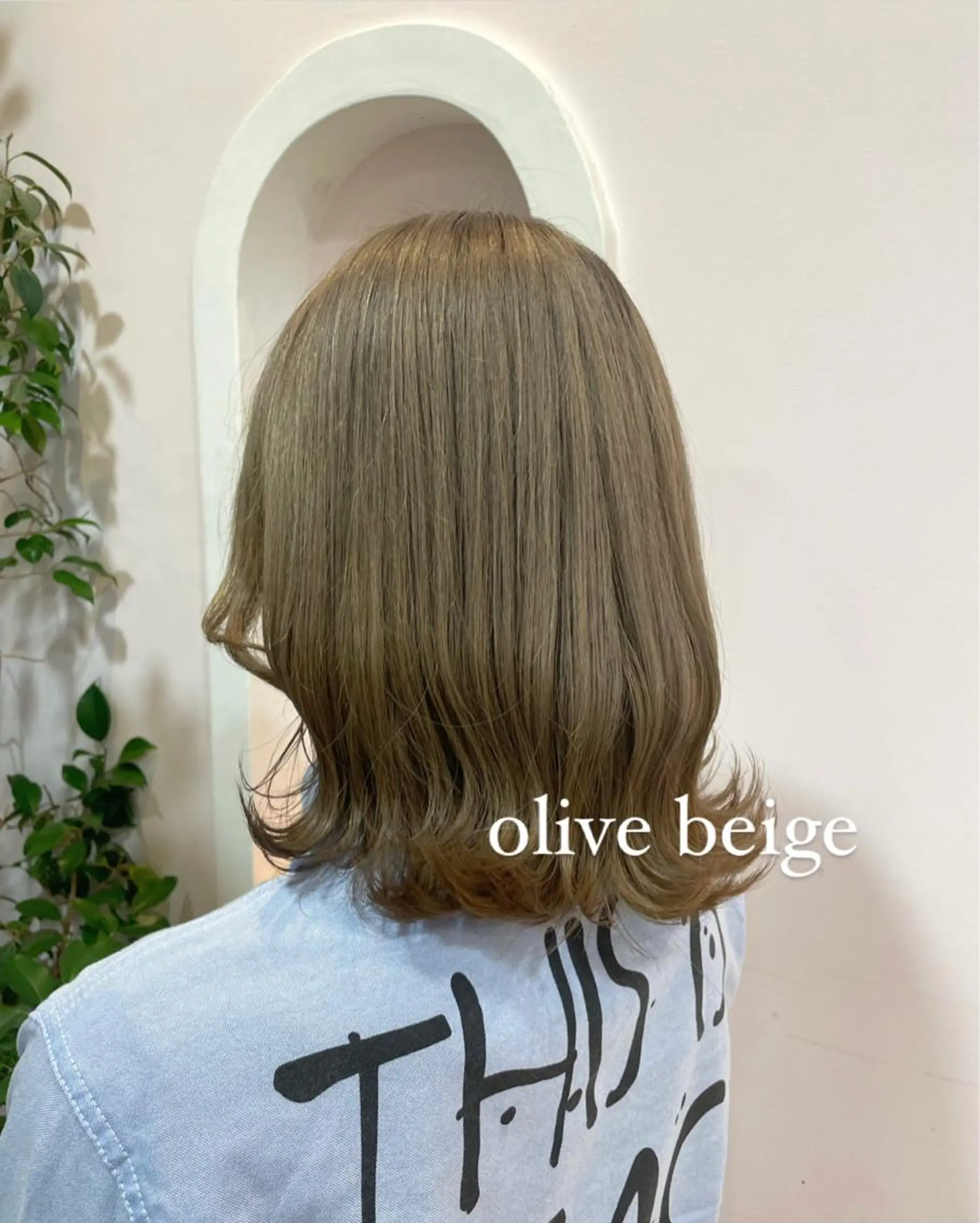 ミディアム カラー ベージュカラー ブリーチ 透明感カラー ダブルカラー ミルクティーベージュ 🌸HONOKA🌸 【グレージュ】のヘアスタイル