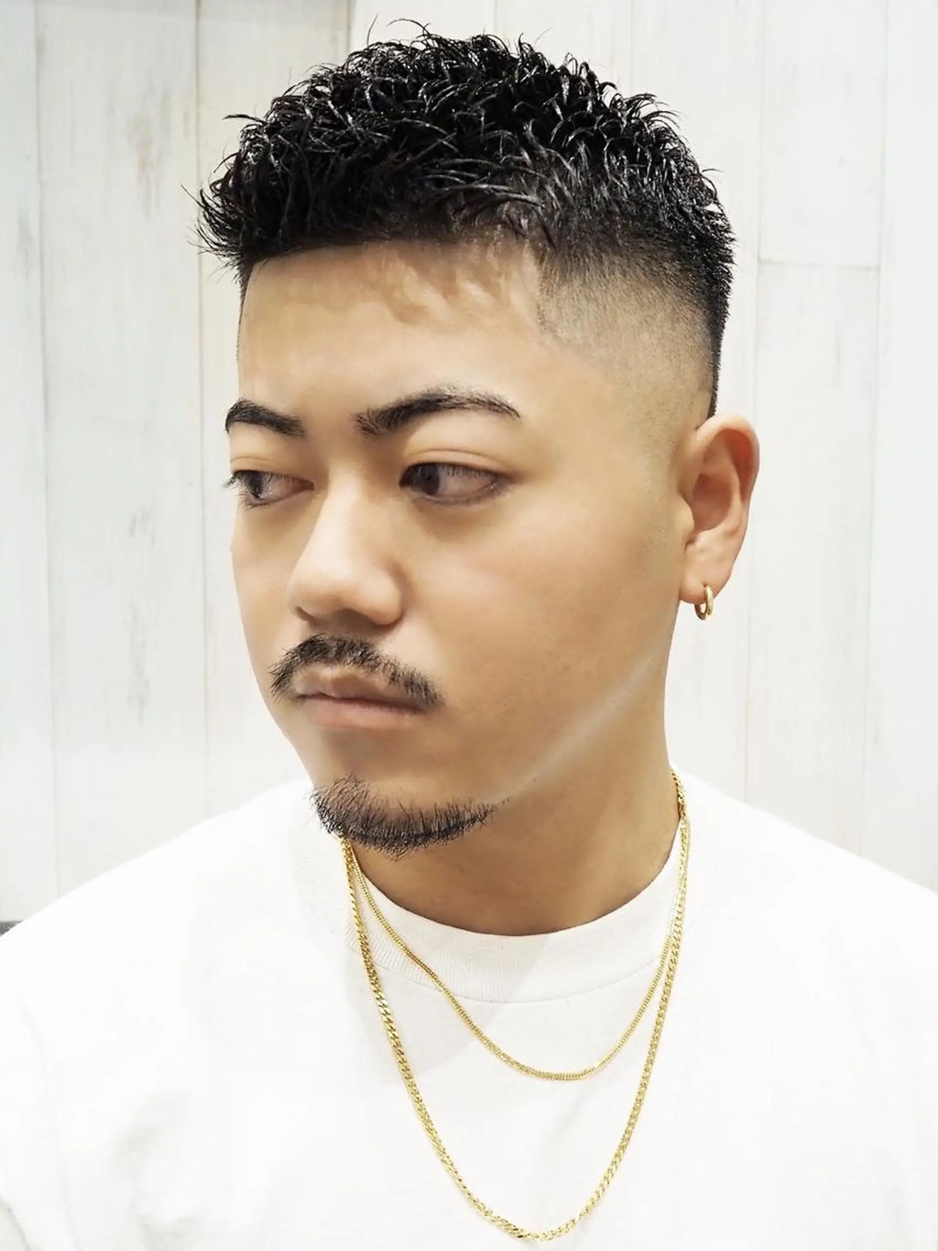 メンズ フェードカット 濡れパン HAIR&GROOMING YOSHIZAWA Inc.BANDAI所属・みよし まさとのヘアスタイル