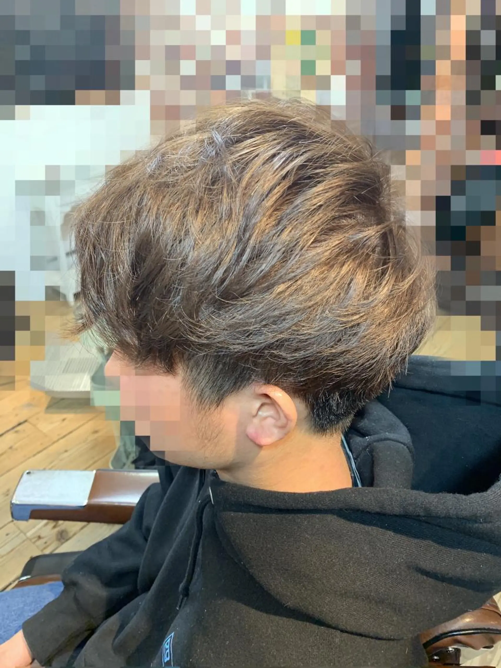 ショート カラー メンズ QUONHEAL 淀屋橋所属・阿部 春道のヘアスタイル